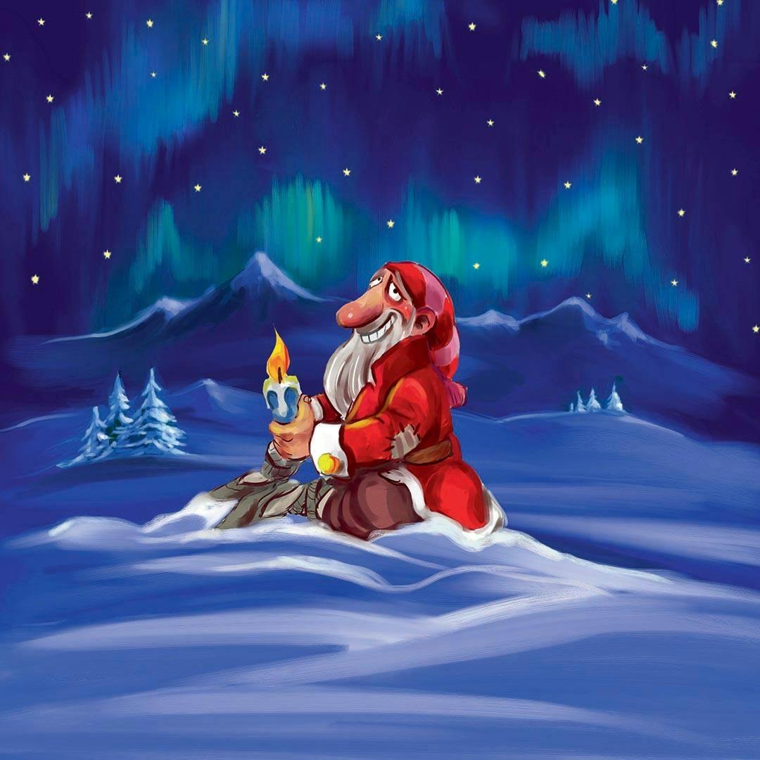 Icelandic Santa Claus called Kertasnýkir, Stealing candles