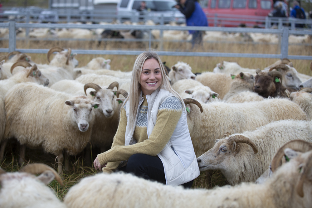 Fagradalsfjall women´s traditional Icelandic wool jumper