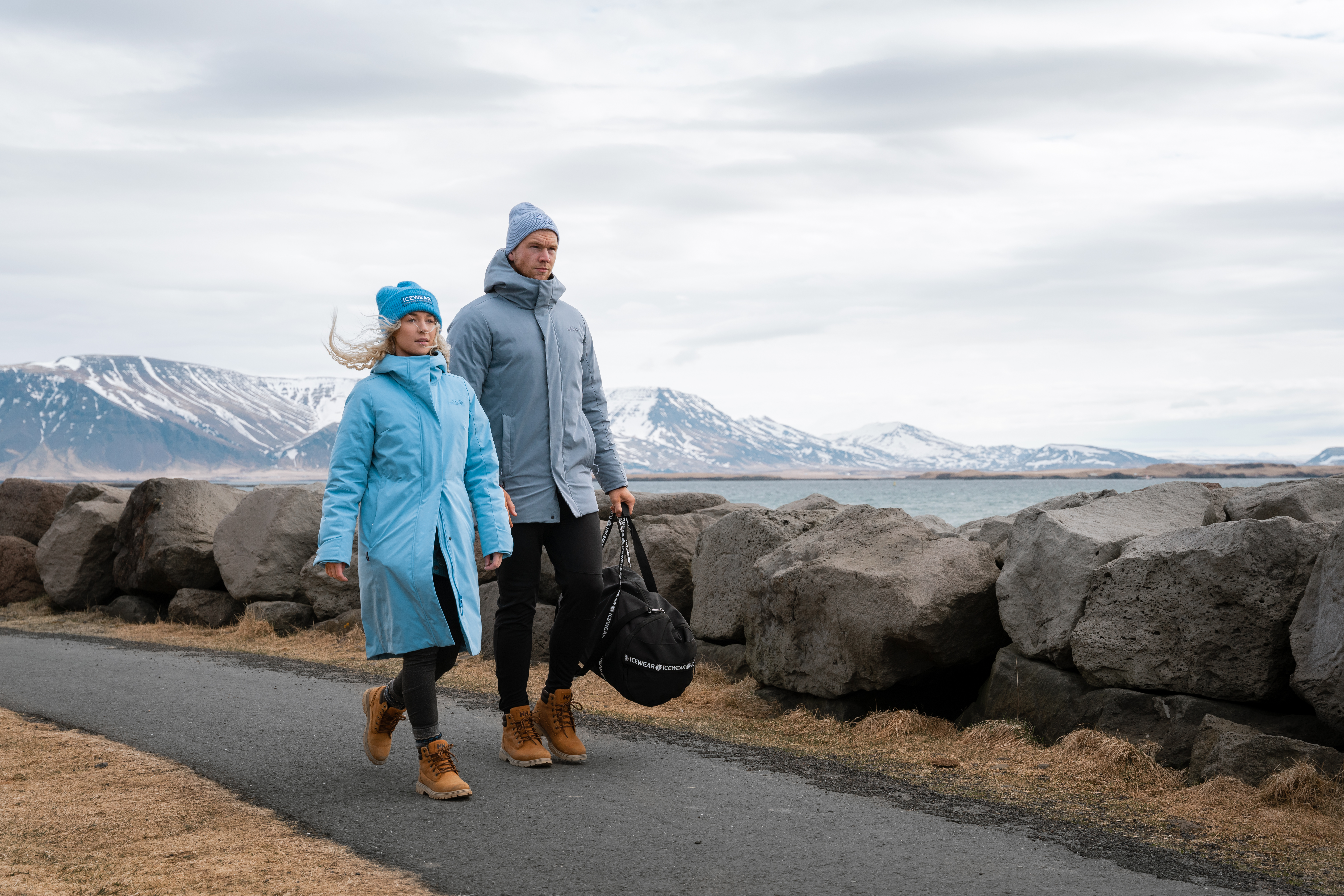 Reykjavik winter coat Icelandic wool padding  