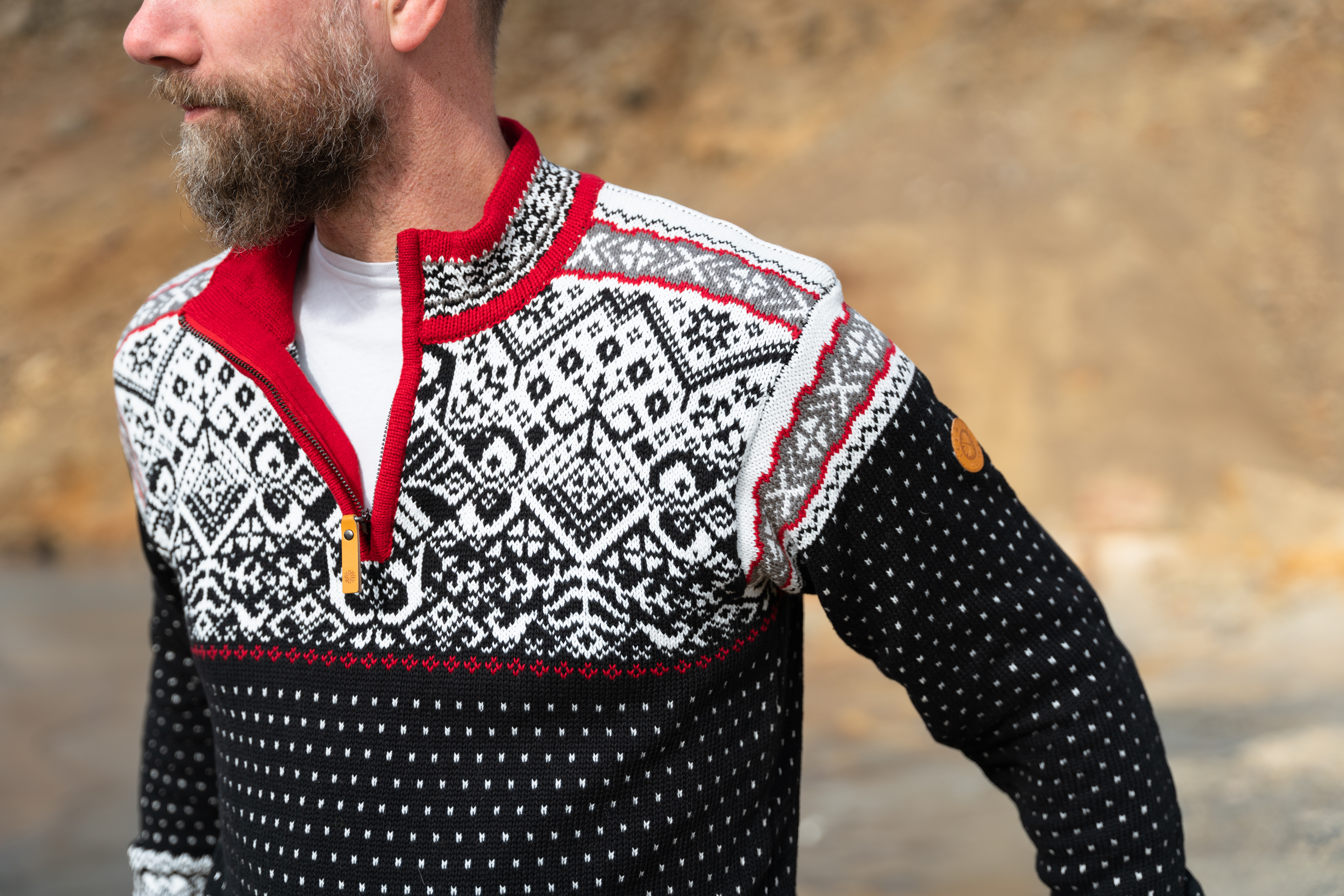 Baldur pullover aus Baumwolle im Norwegerstil