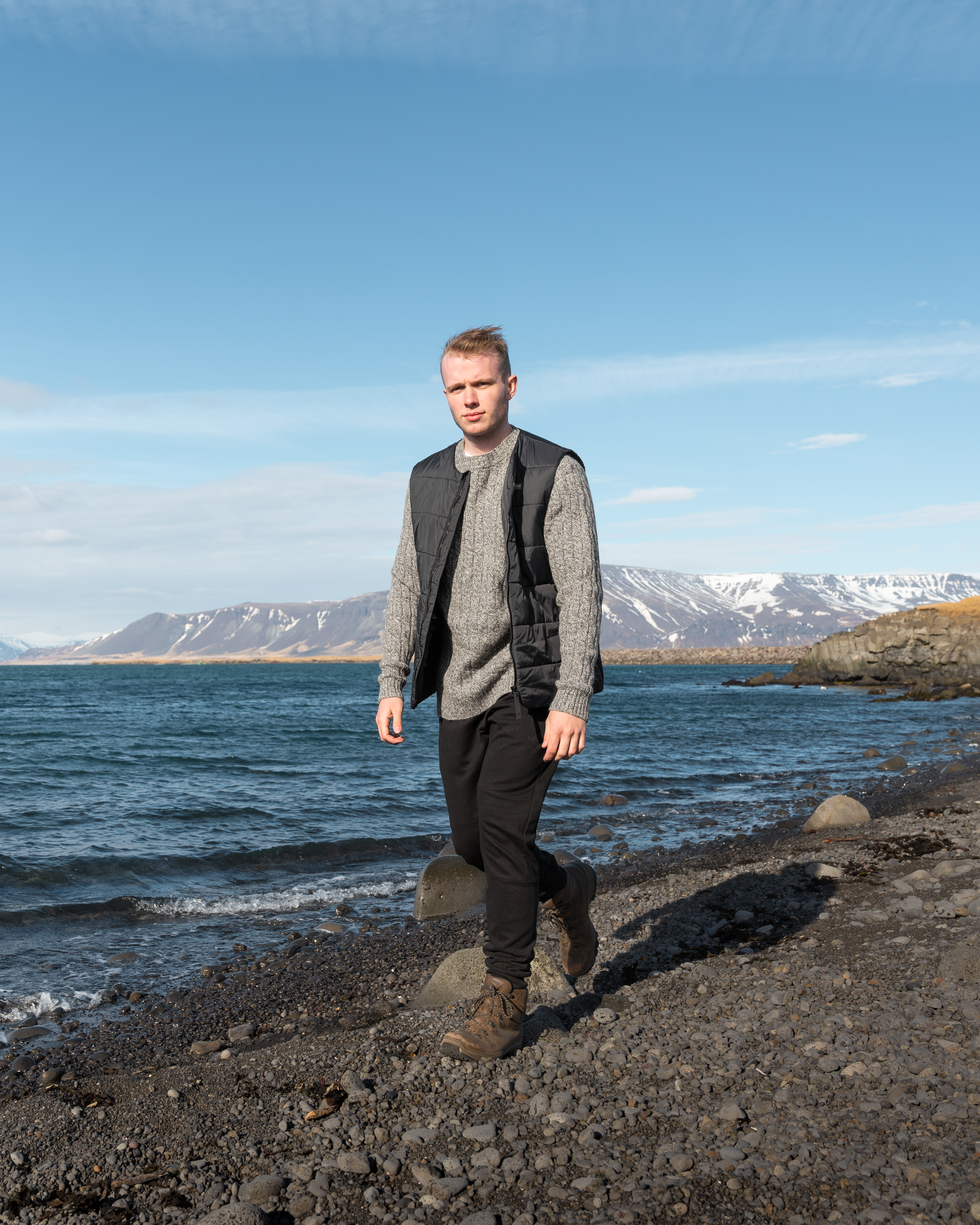 Skaftá Icelandic wool padded vest