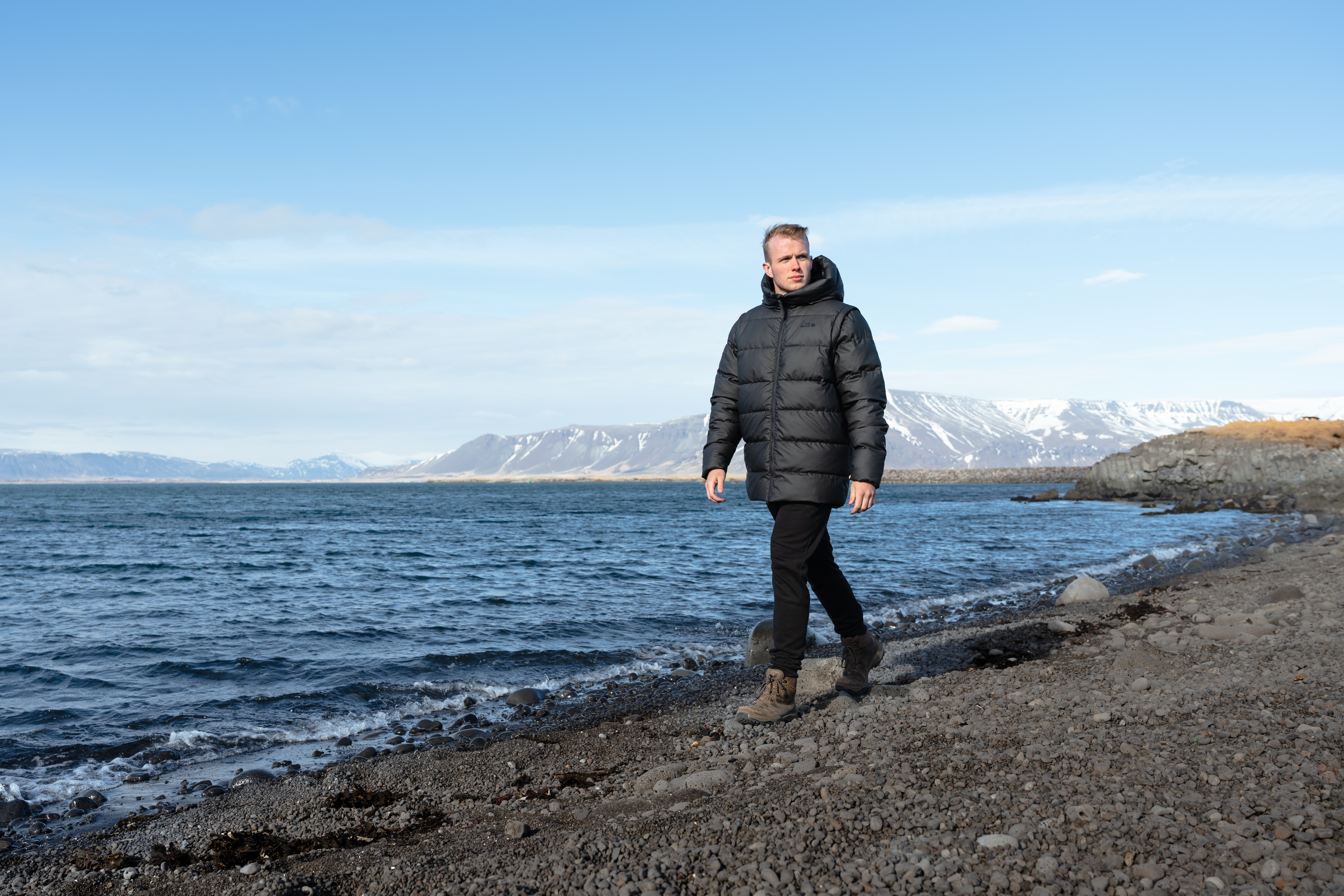 Kötlujökull men´s parka filled with Icelandic wool