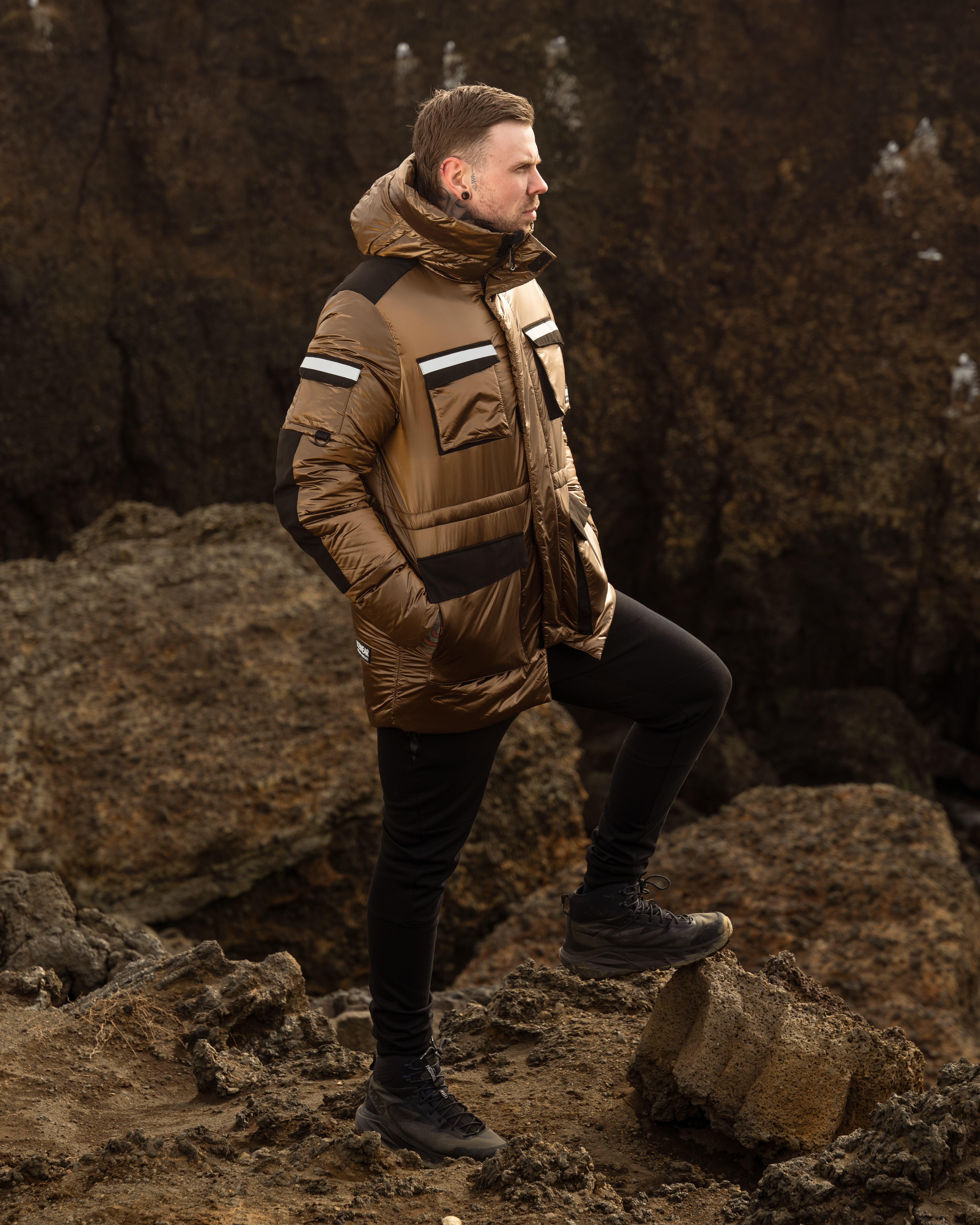 Hofsjökull winter parka with Icelandic wool padding