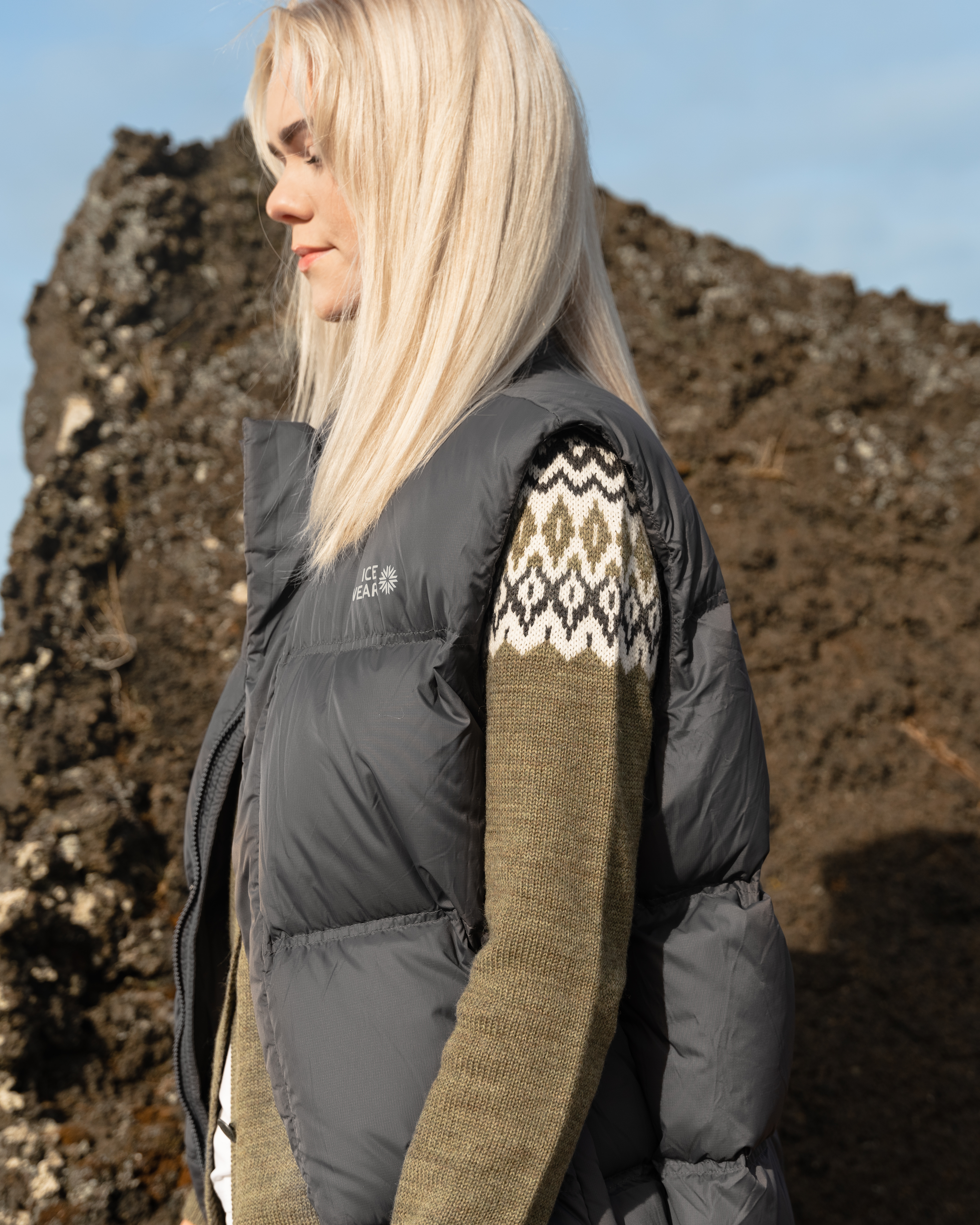 Hruni unisex down vest
