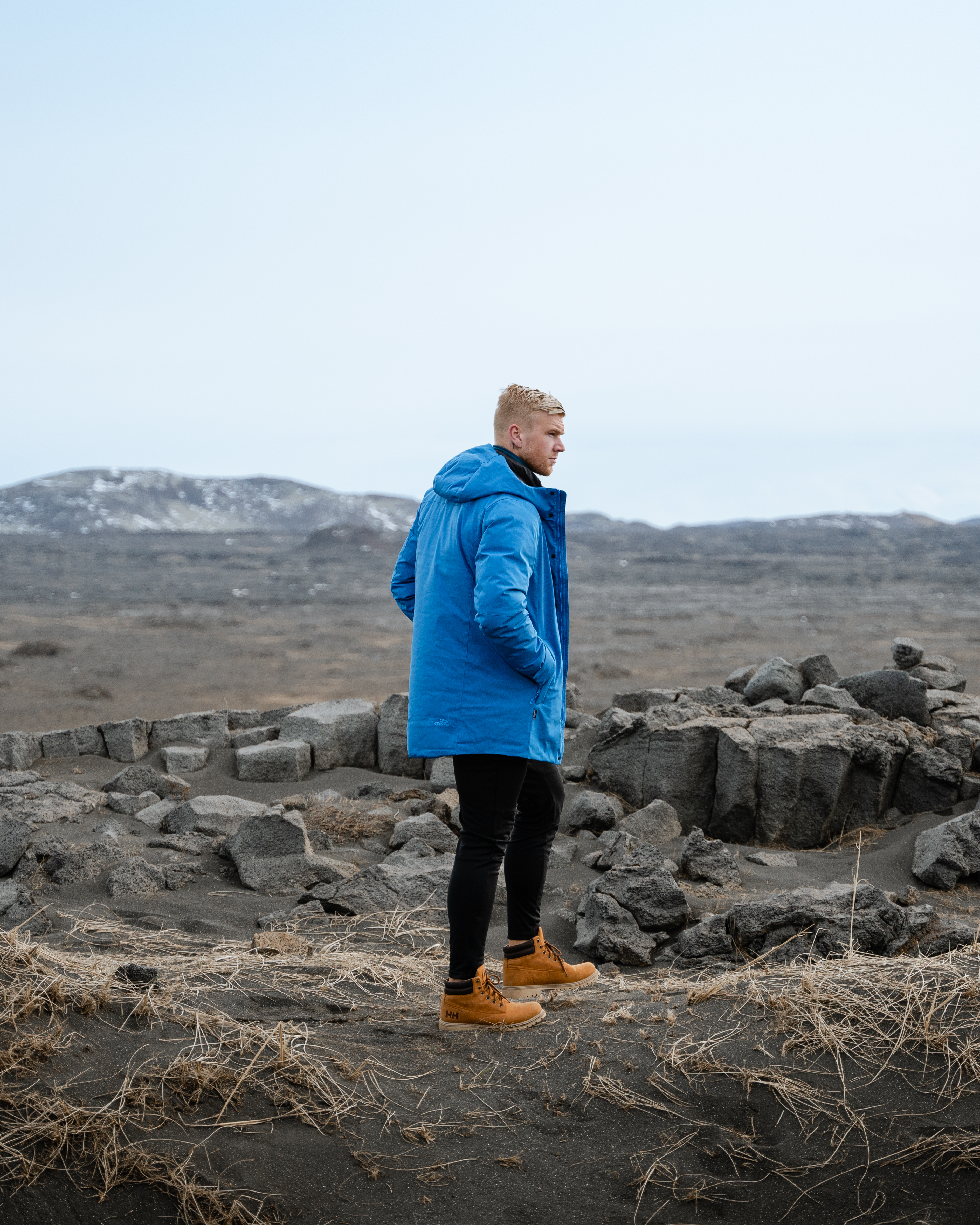 Reykjavik winter coat Icelandic wool padding  