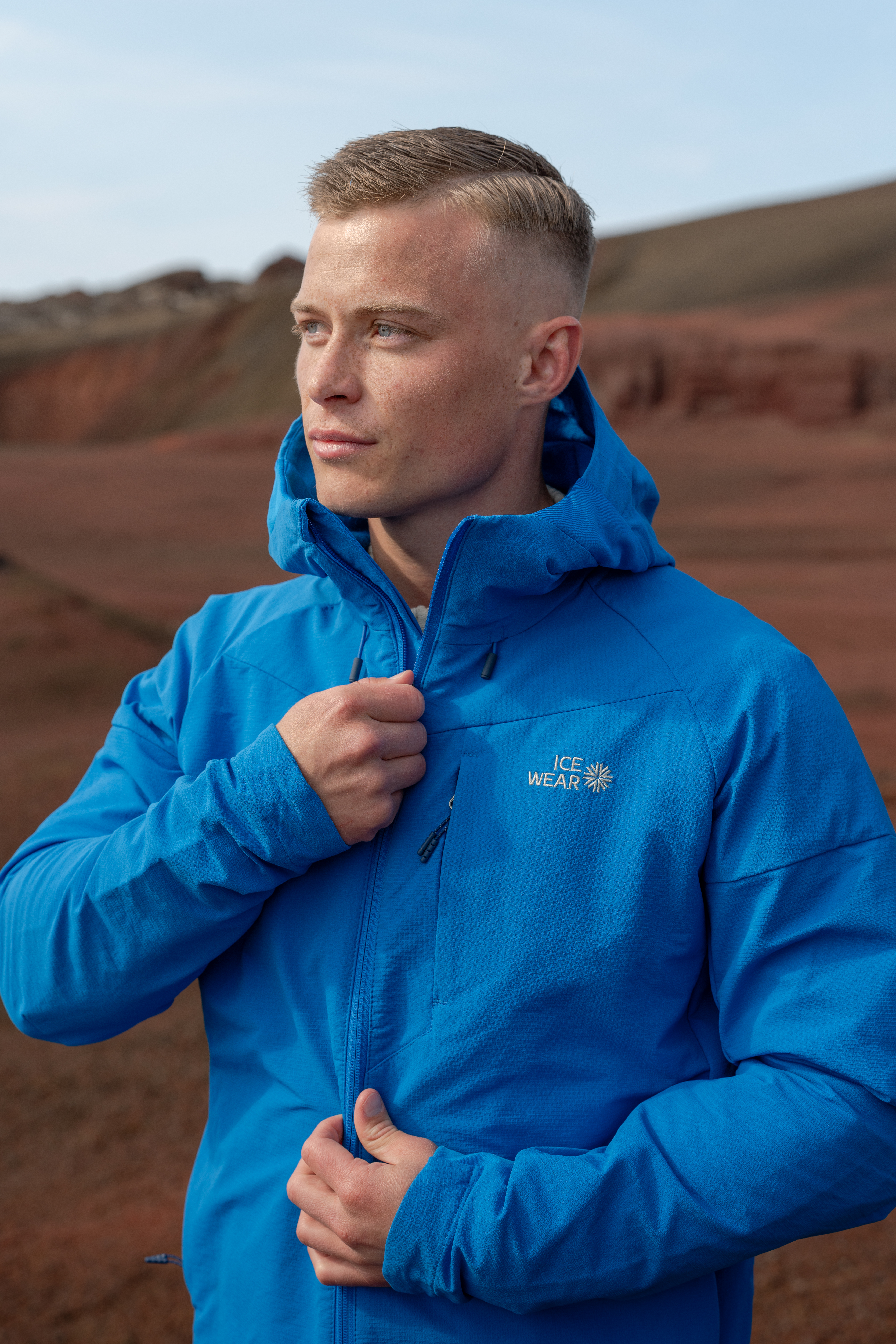 Skálafell Veste de plein air softshell pour hommes