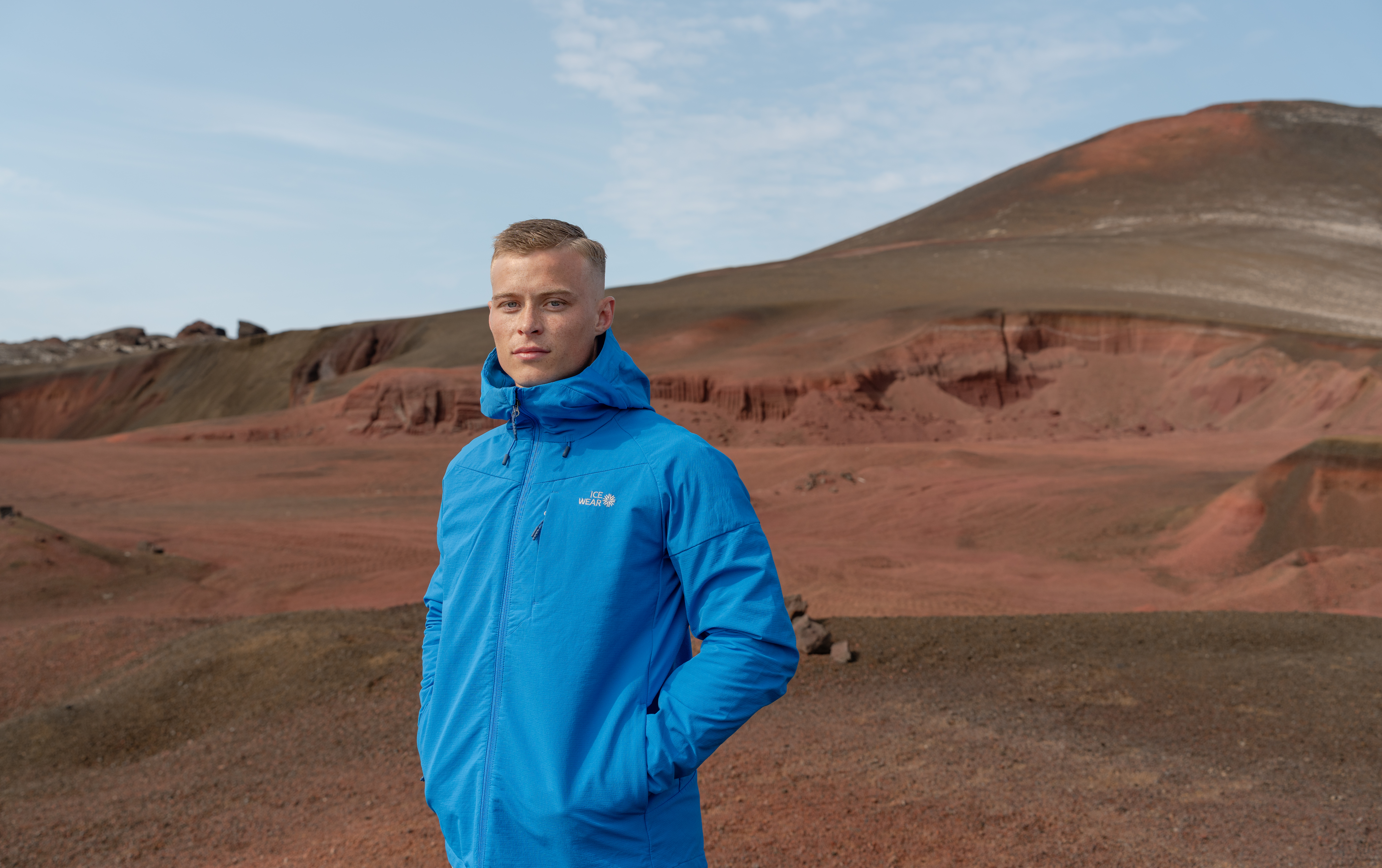 Skálafell Veste de plein air softshell pour hommes