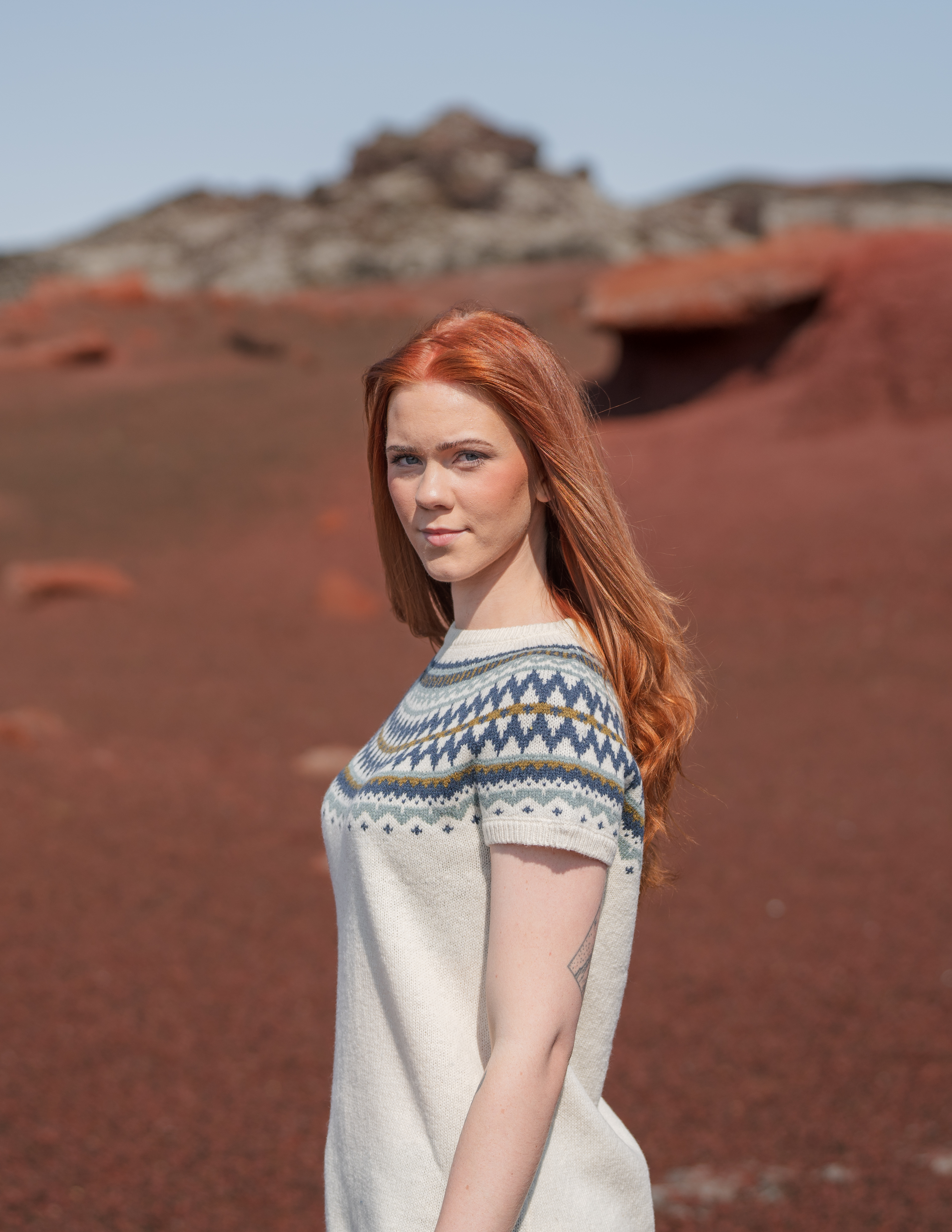 Dyngjufjöll wool Nordic vest 