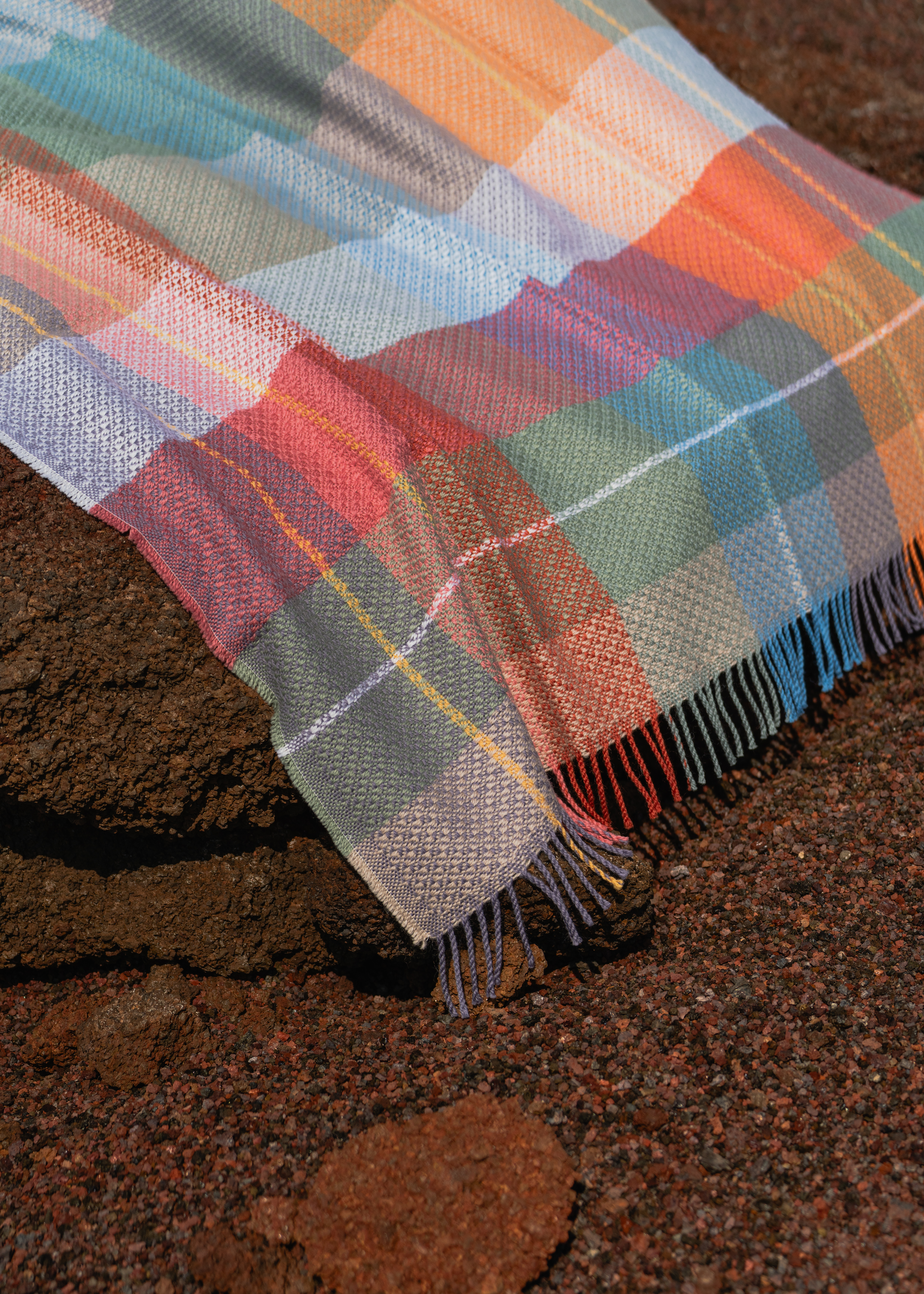 Varmaland-Decke aus 100% Wolle