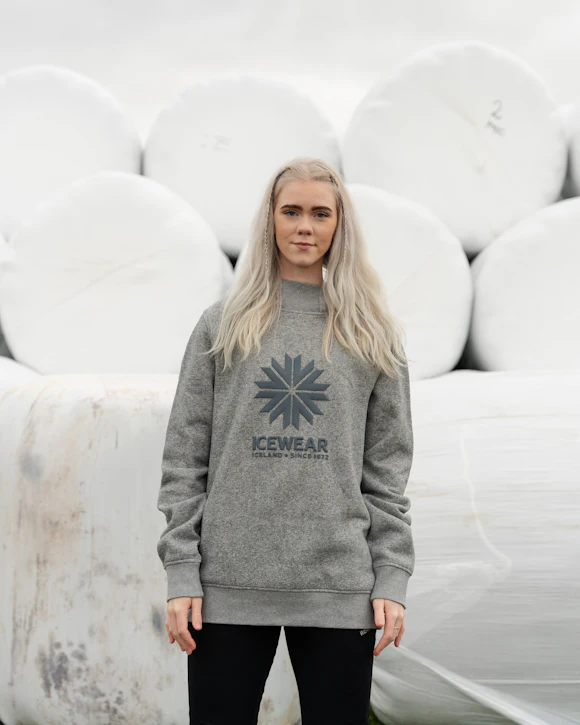 Icelandic woman standing