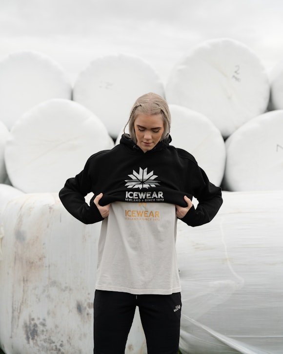 Icelandic woman standing