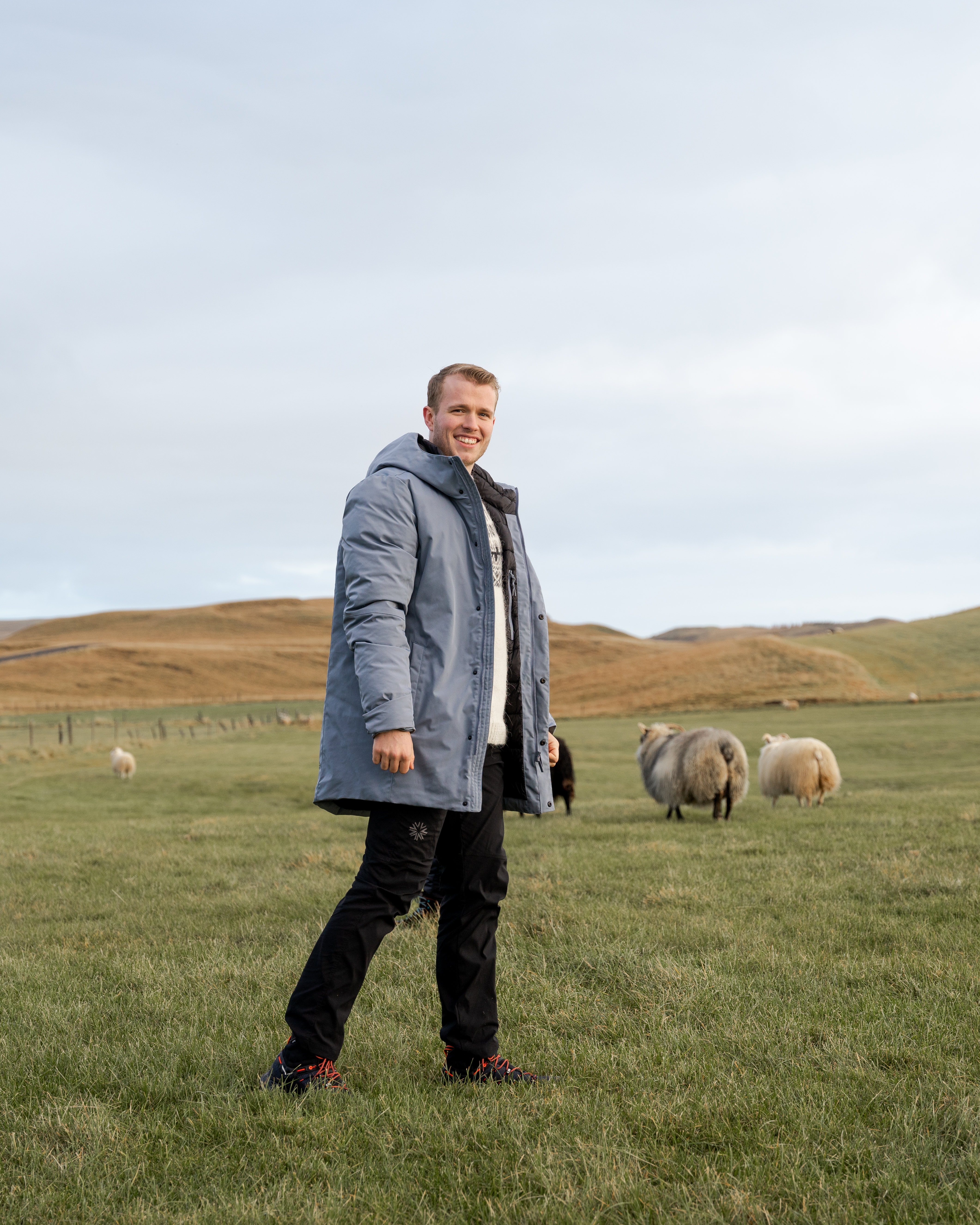 Reykjavik winter coat Icelandic wool padding  