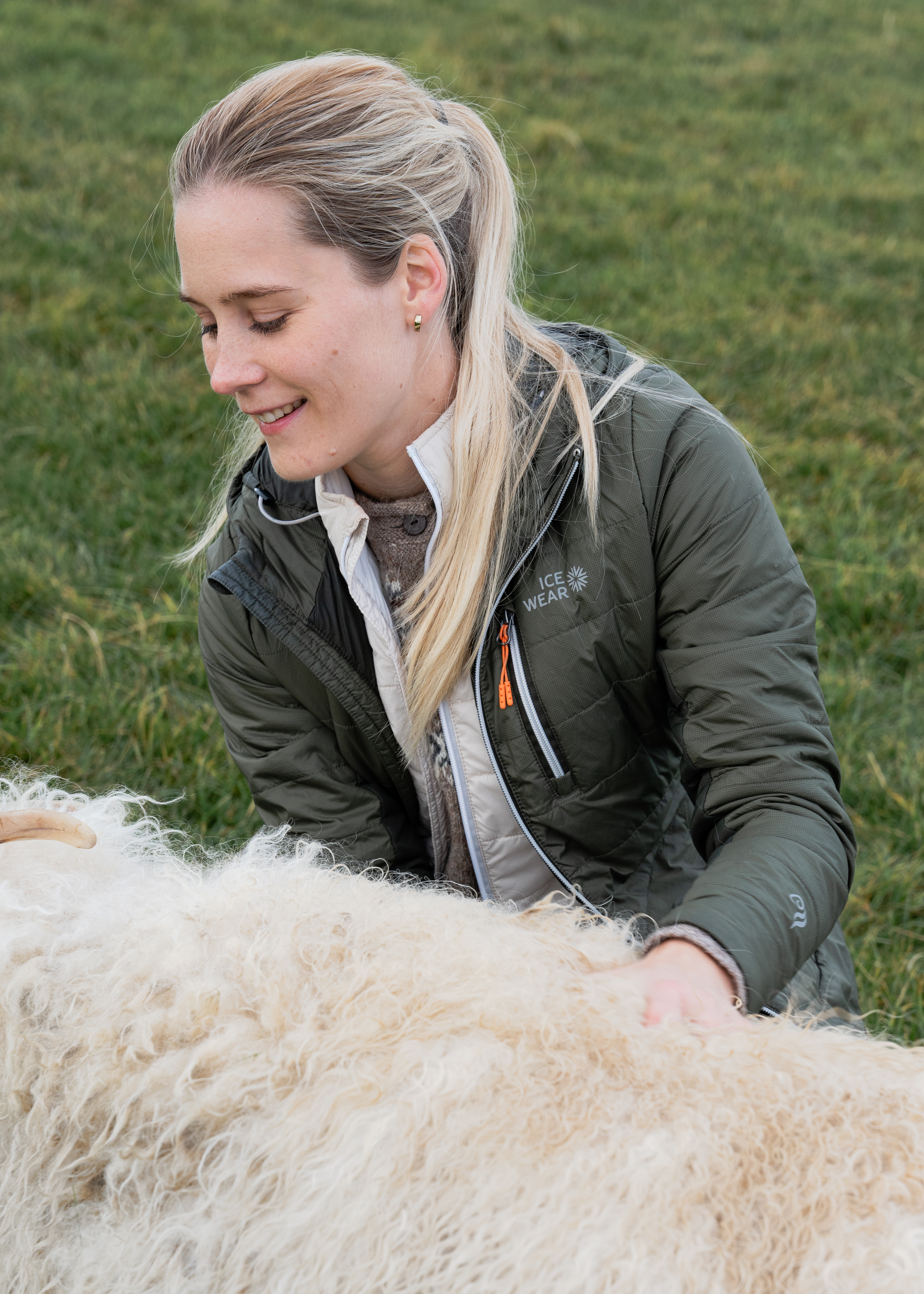 Langjökull dömujakki með íslenskri ullarfyllingu