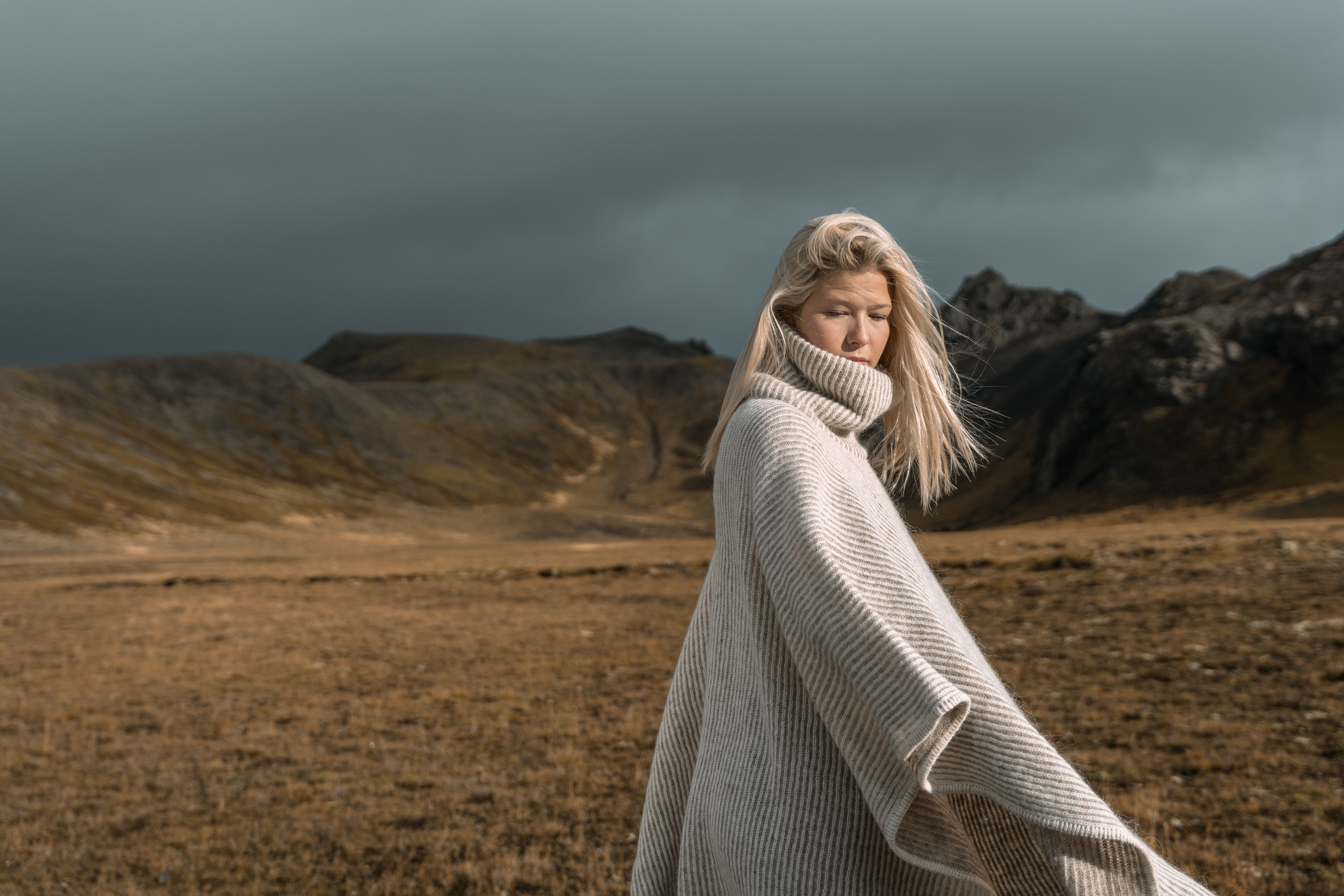 Ríkey Icelandic Wool Poncho