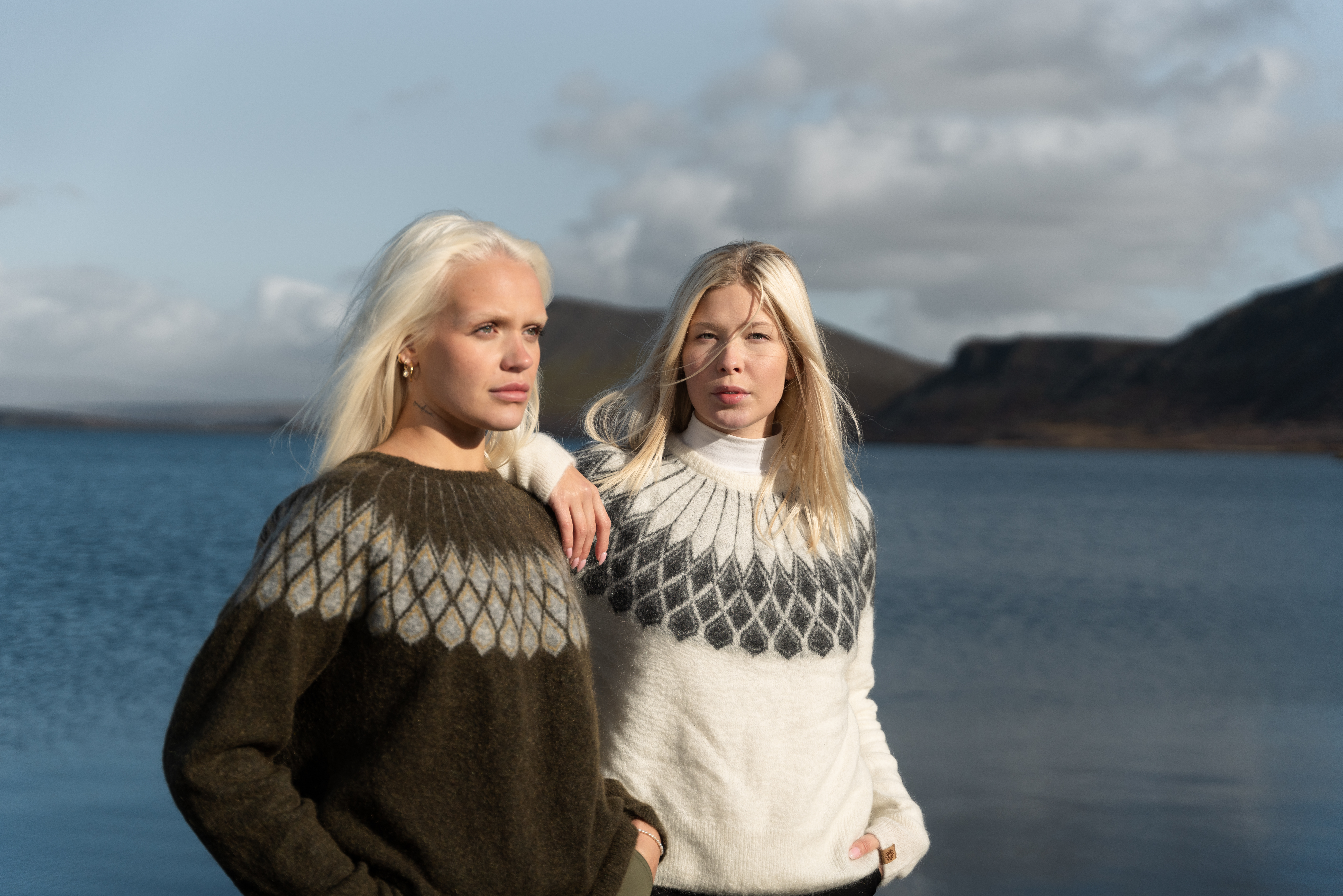 Ásbyrgi mohair wool sweater
