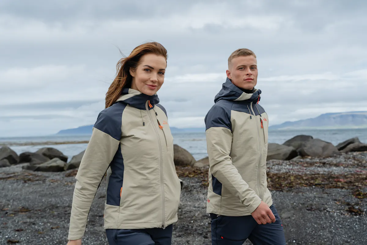 Couple taking a walk on the coastline