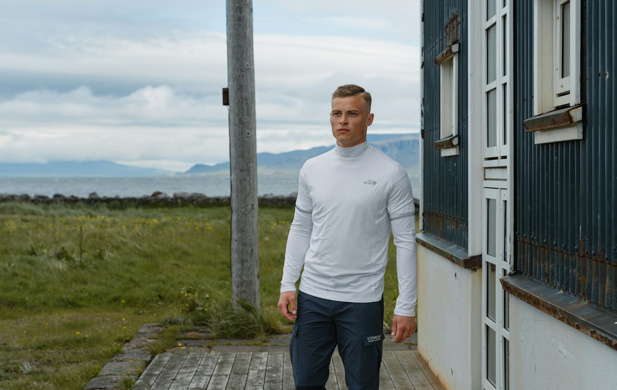man standing in active wear