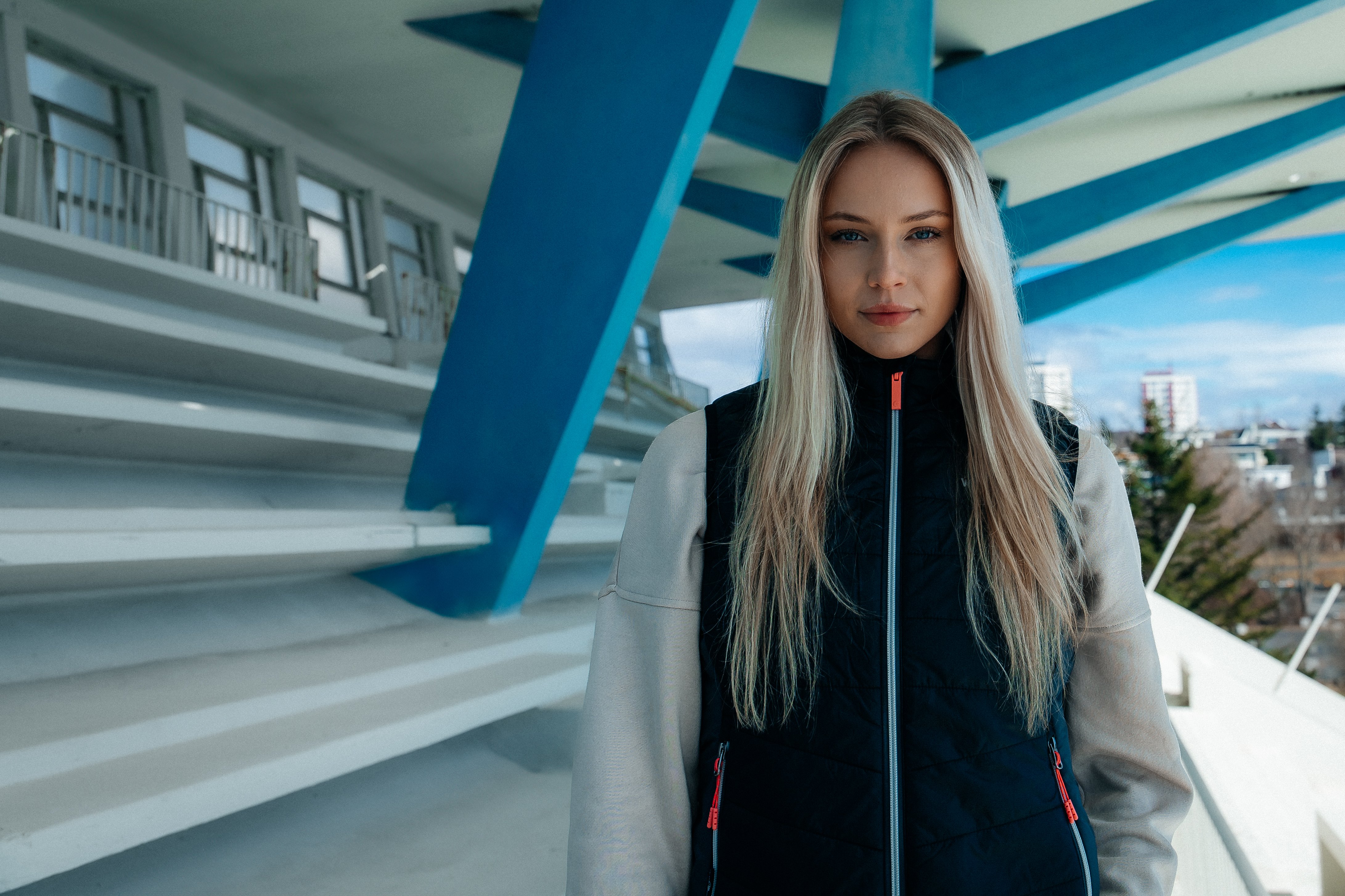 woman wearing Icewear vest