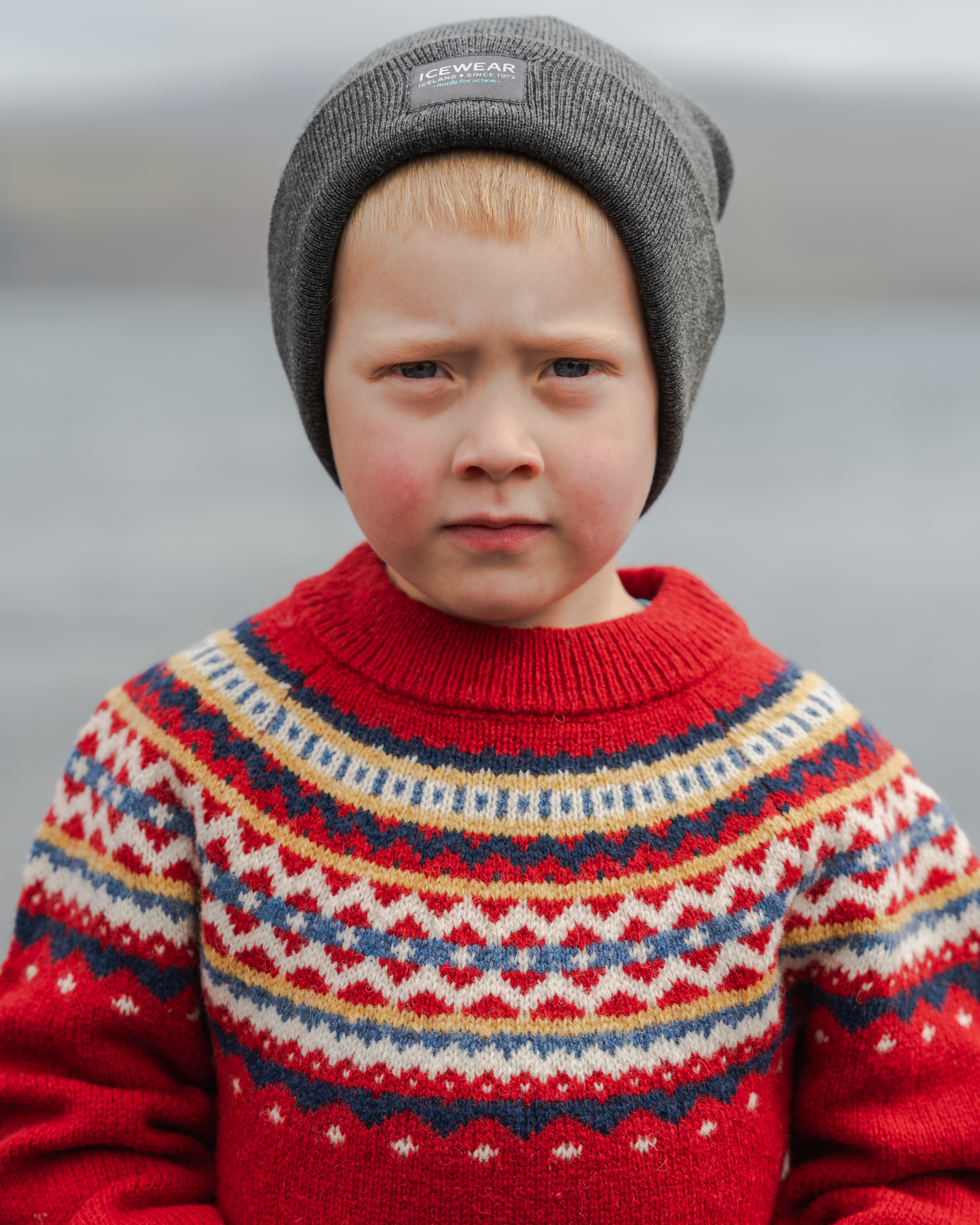 Dyngjufjöll Nordic pattern wool sweater