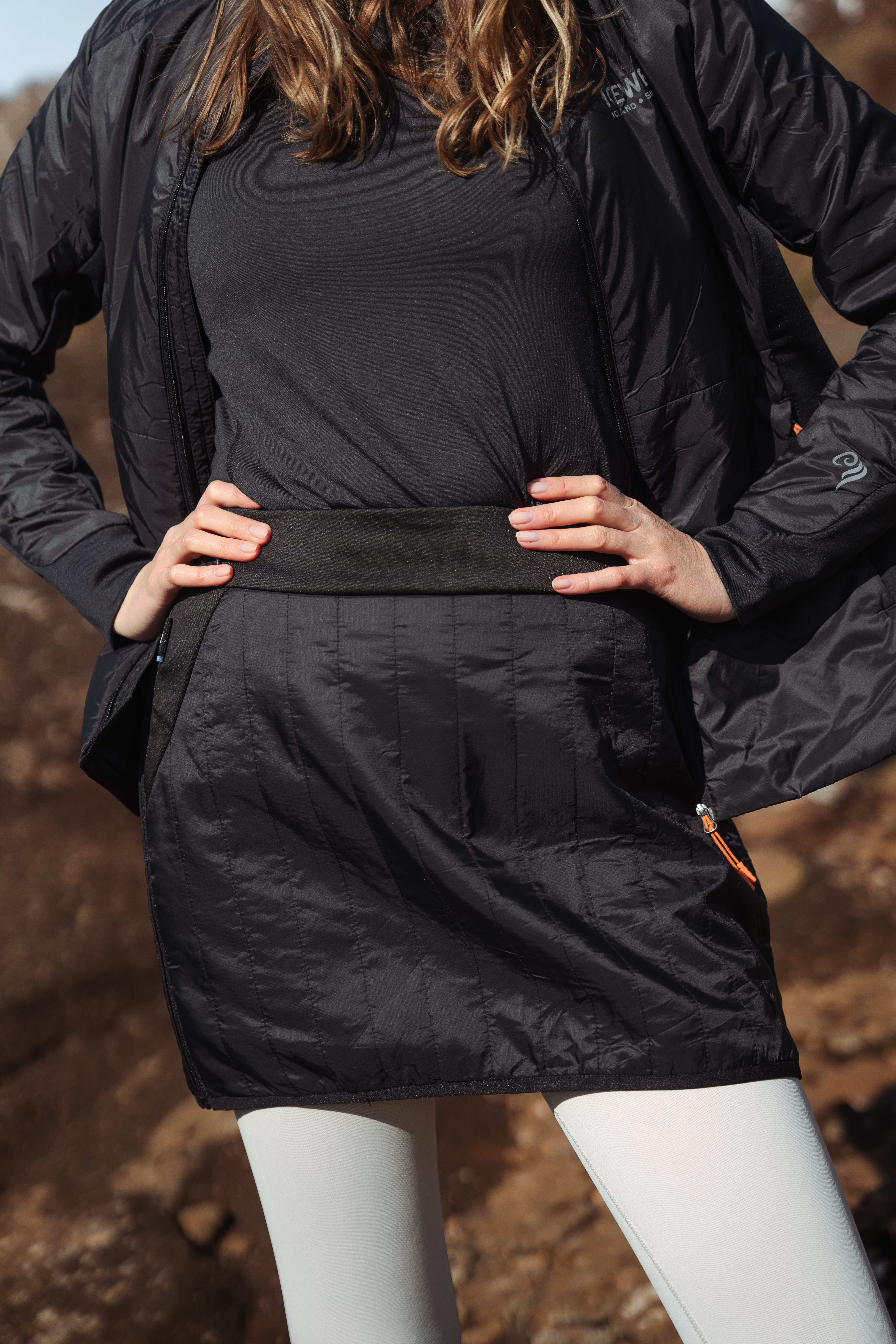 BlackSheep skirt filled with Icelandic wool