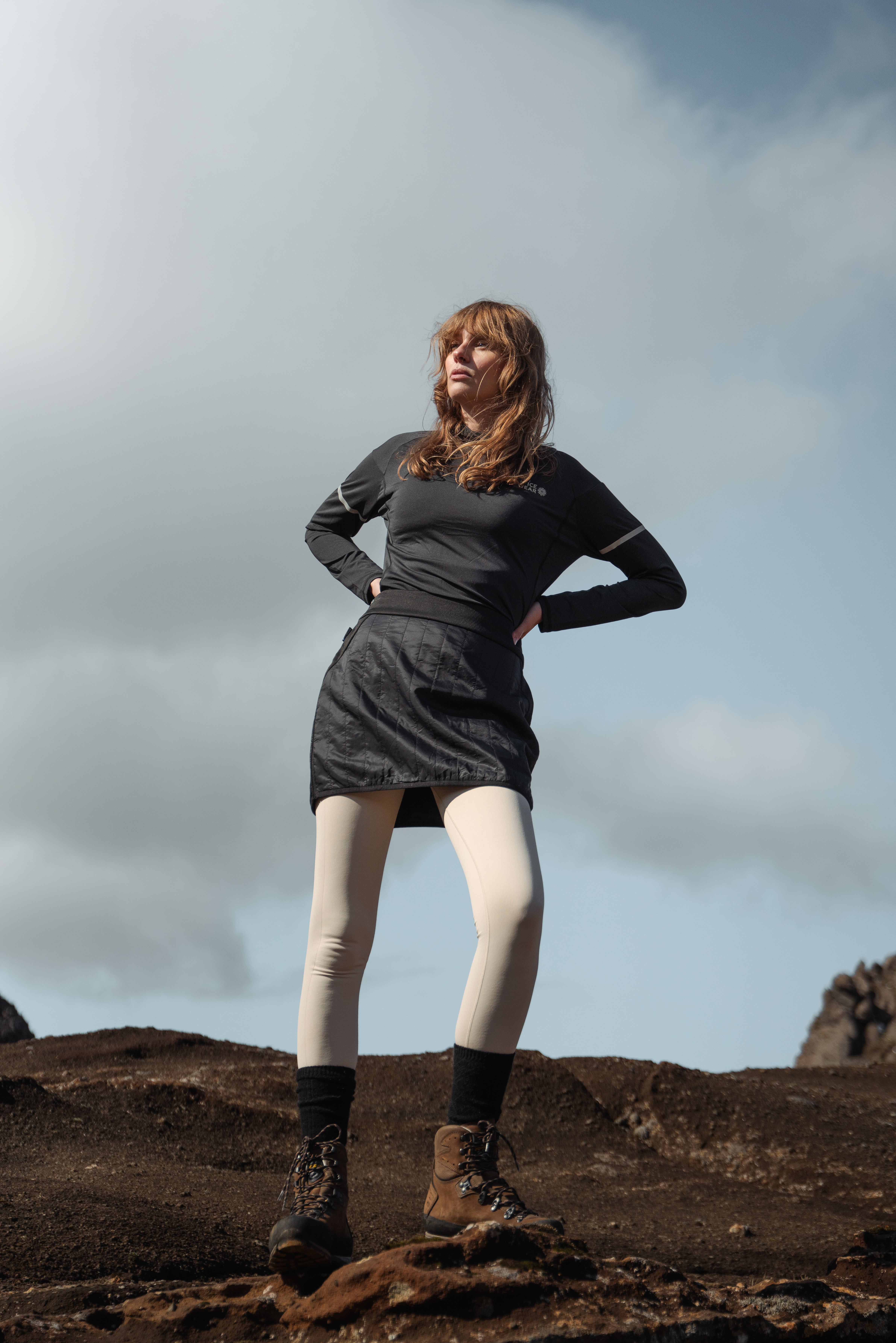 BlackSheep skirt filled with Icelandic wool