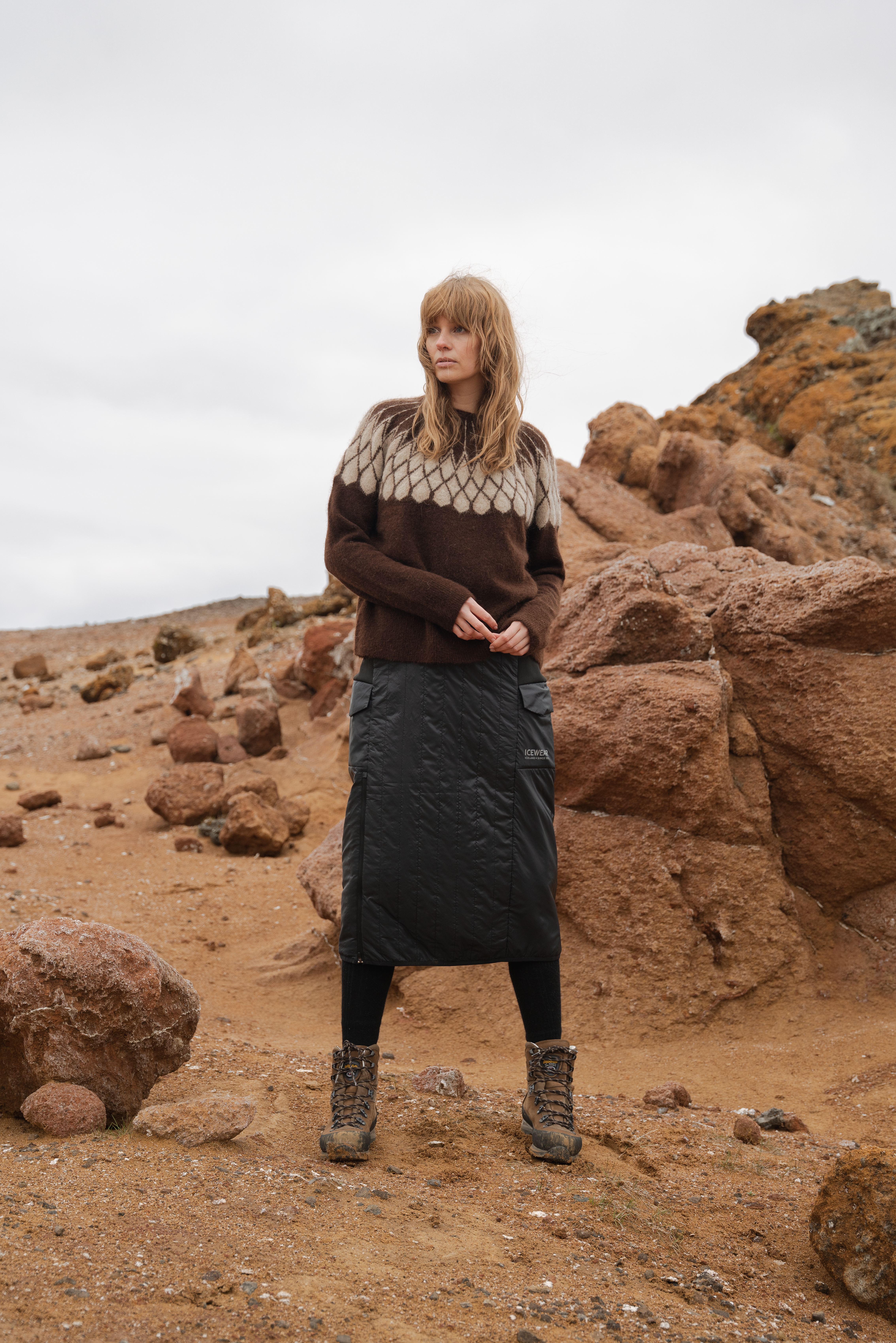 Ásbyrgi mohair wool sweater