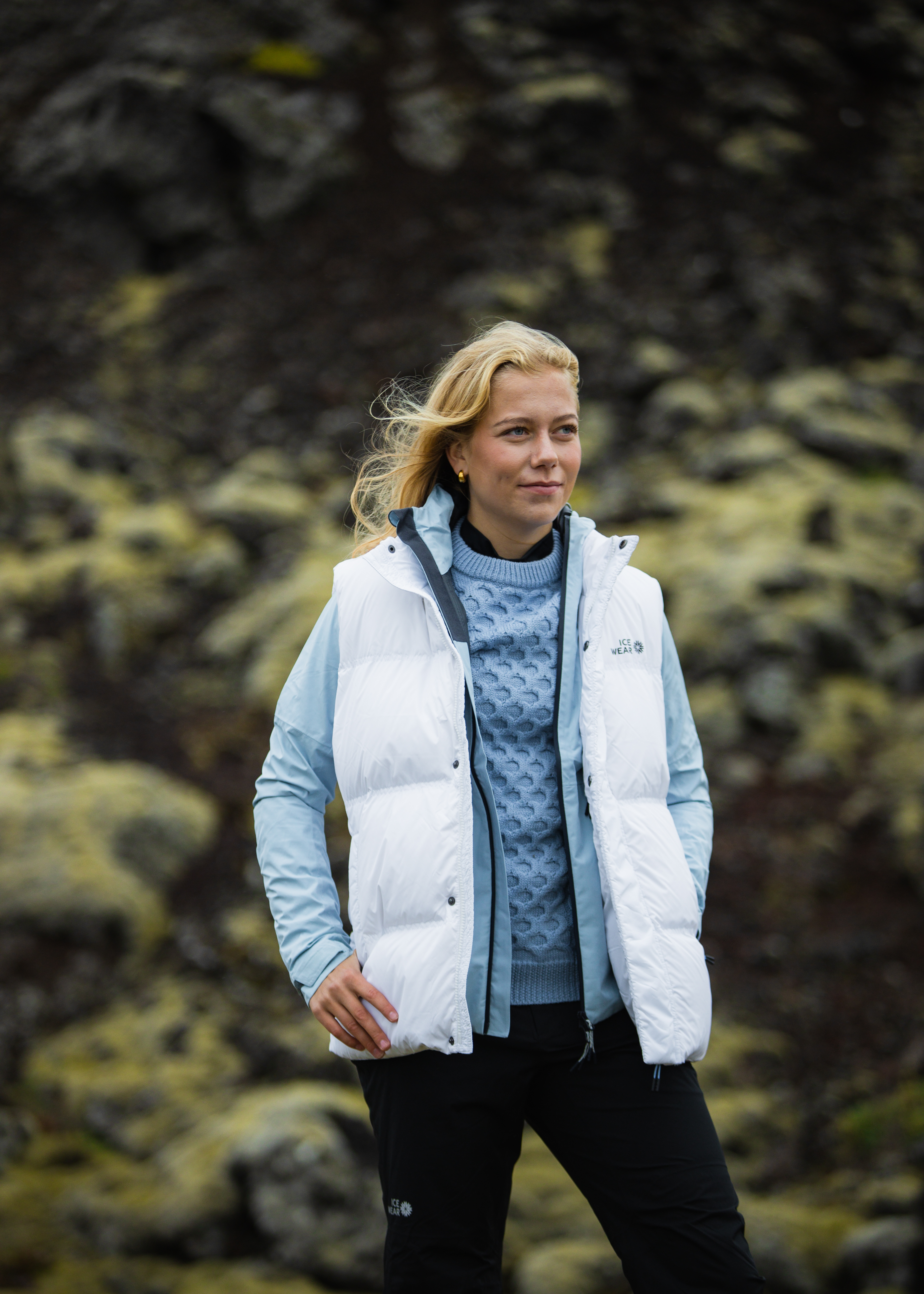 Halldís women´s cable knit sweater