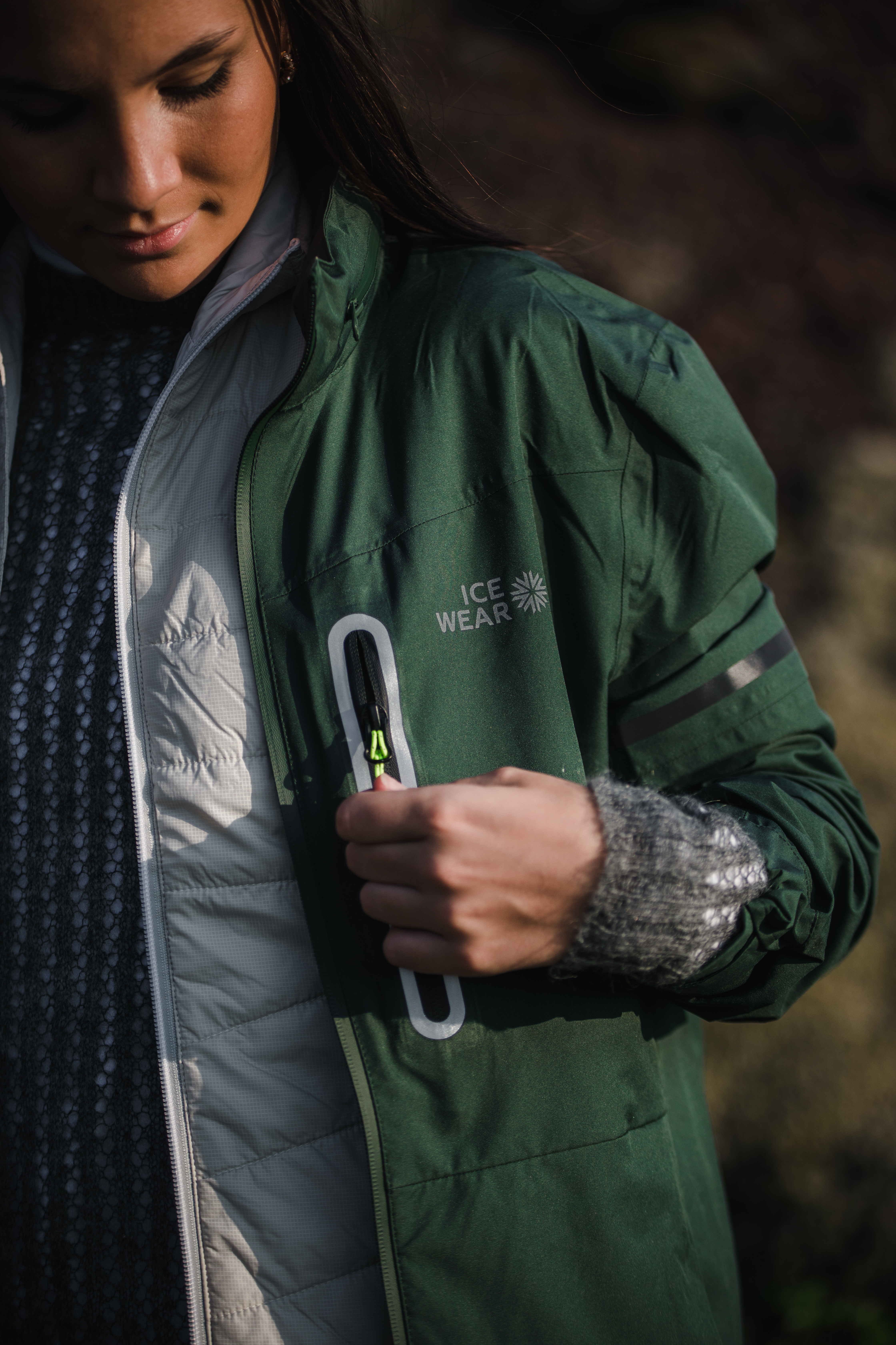 Skógafoss 连帽雨衣