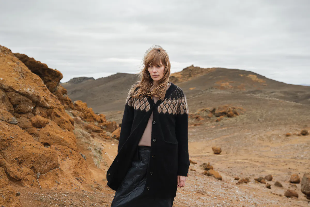 A woman in the highlands