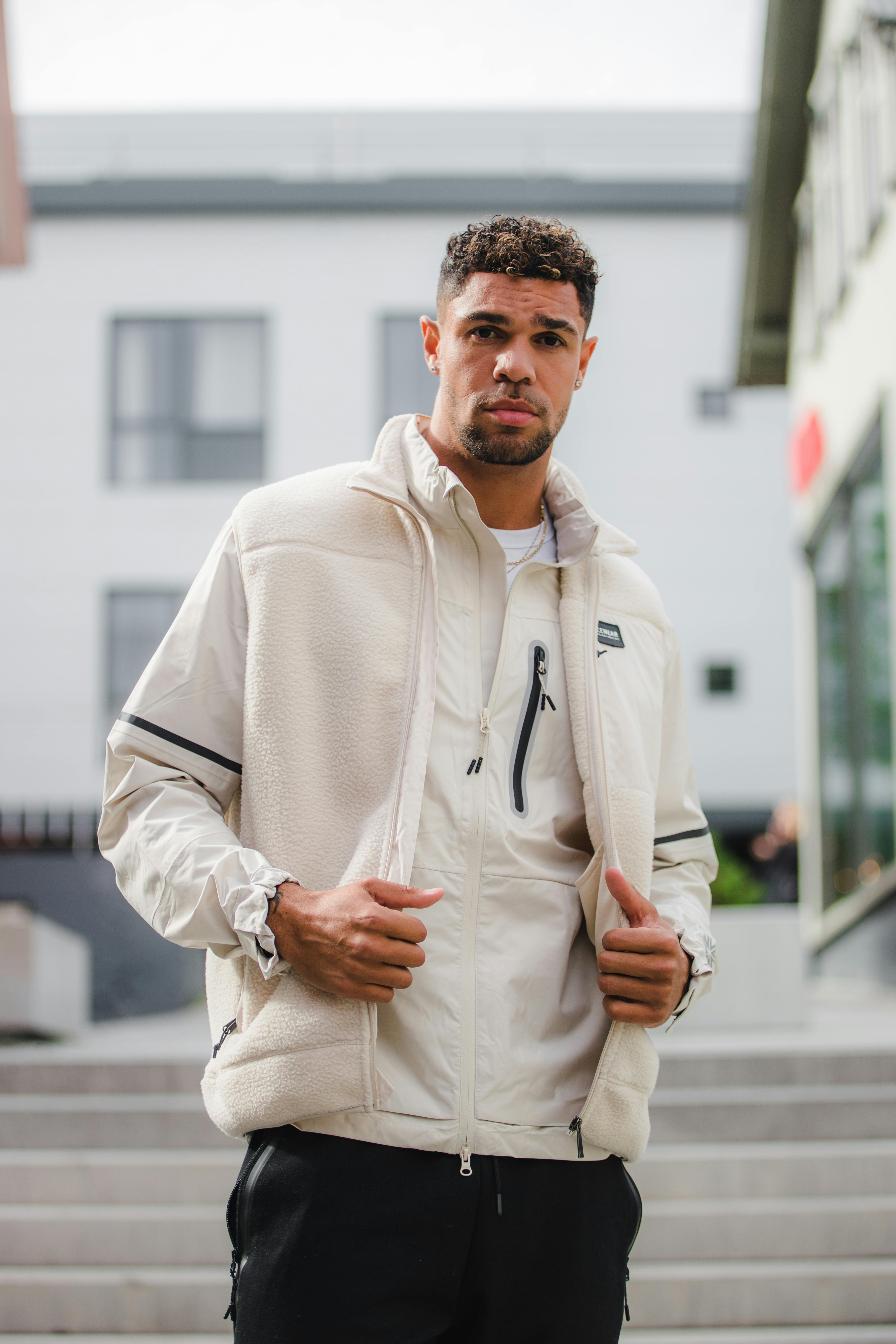 man in city center Reykjavik