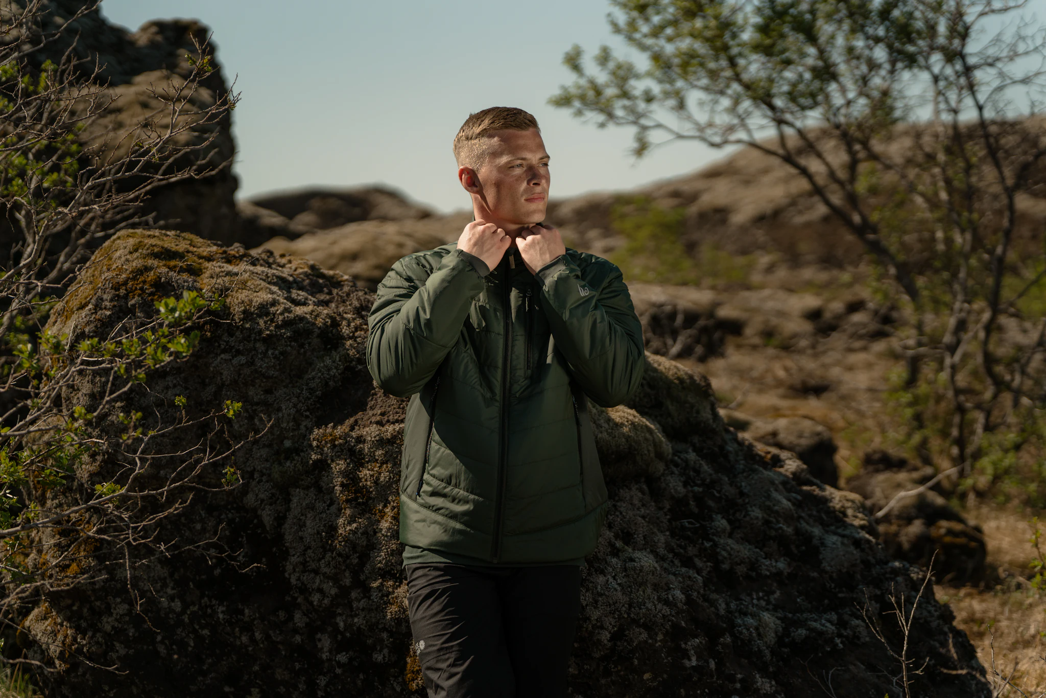 Isolierte Bekleidung aus isländischer Wolle für Herren