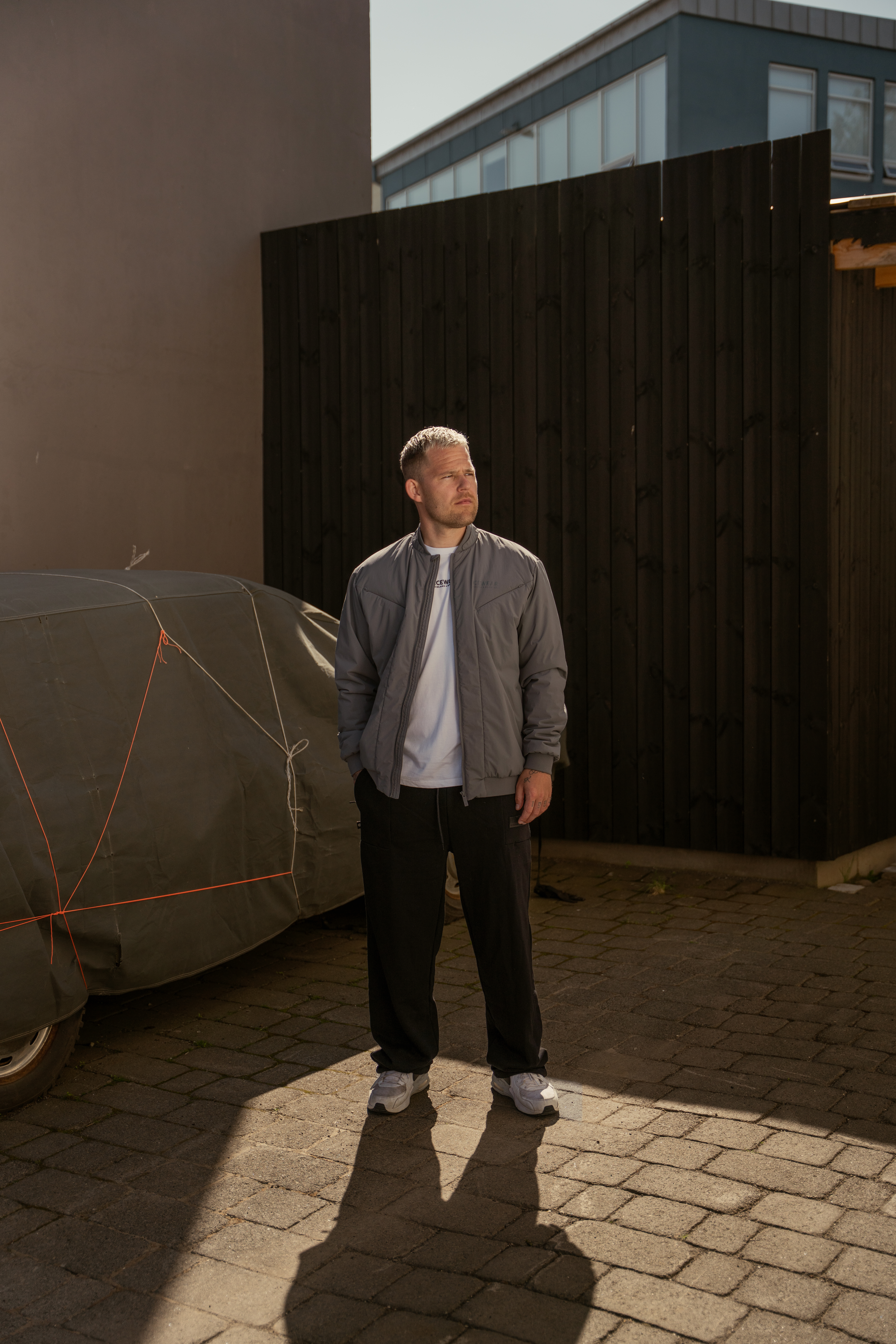 Mosfell Icelandic wool filled jacket bomber jacket