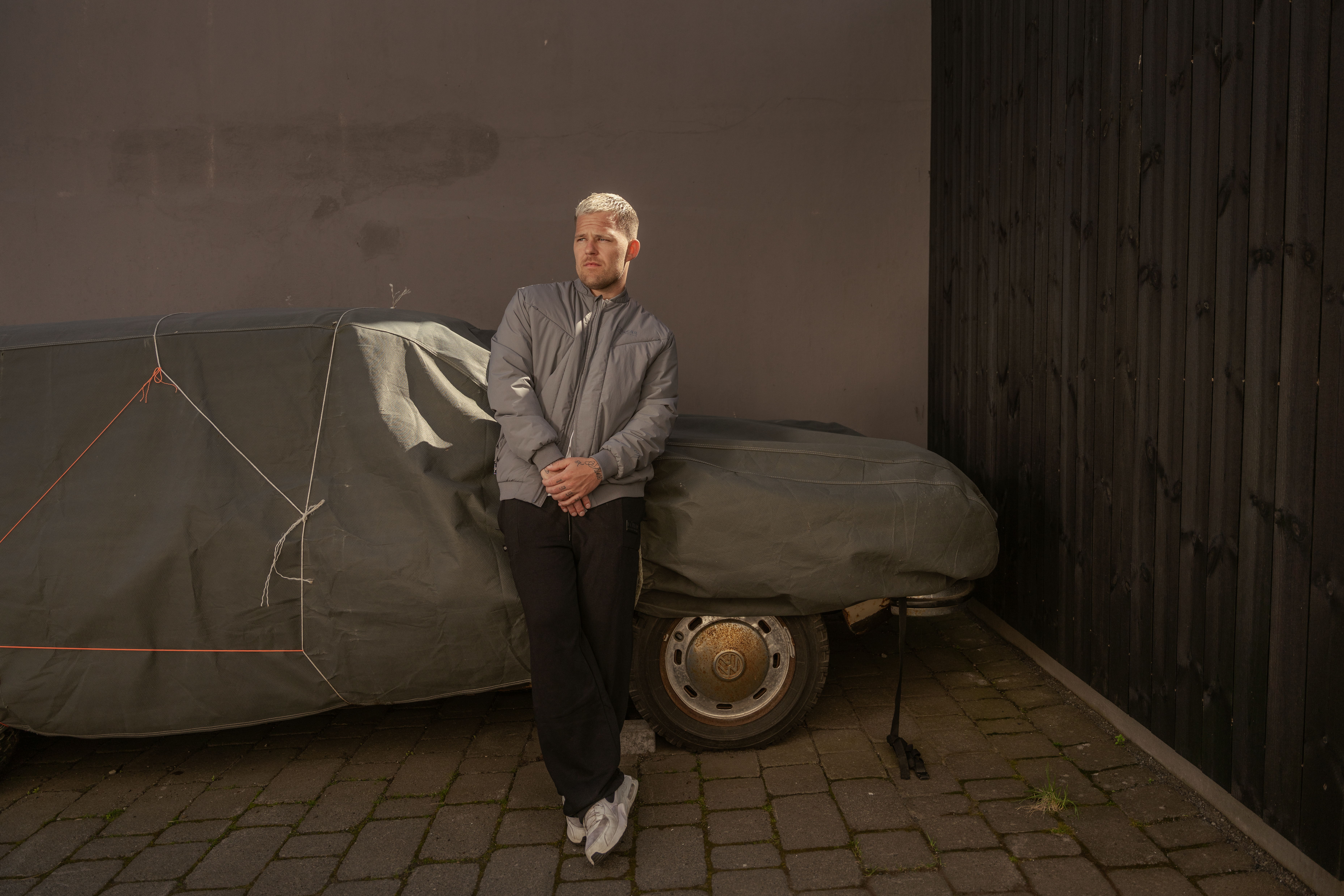 Mosfell Icelandic wool filled jacket bomber jacket