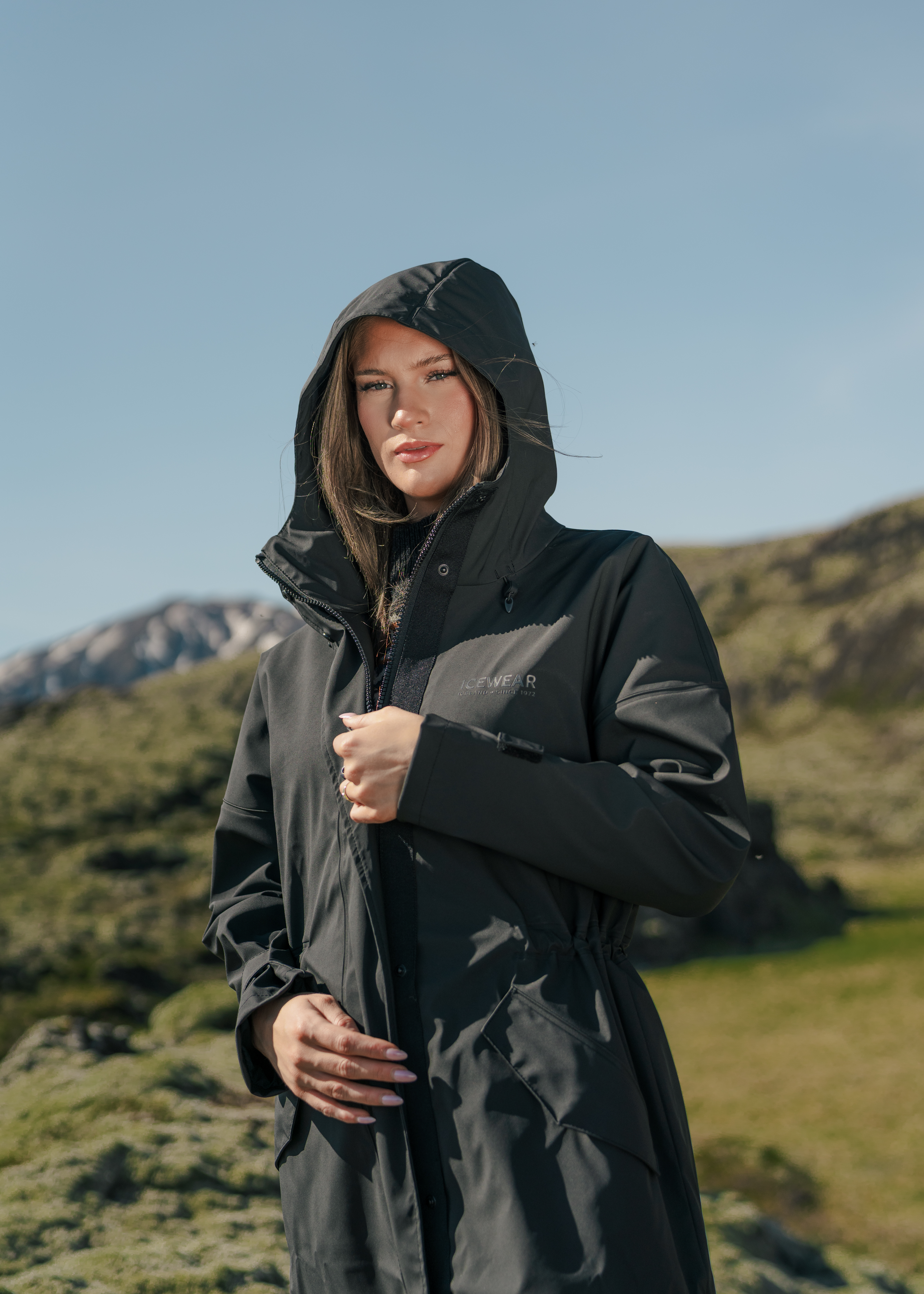 Vatnsdalur long hooded rain jacket Vatnsdalur long hooded rain jacket
