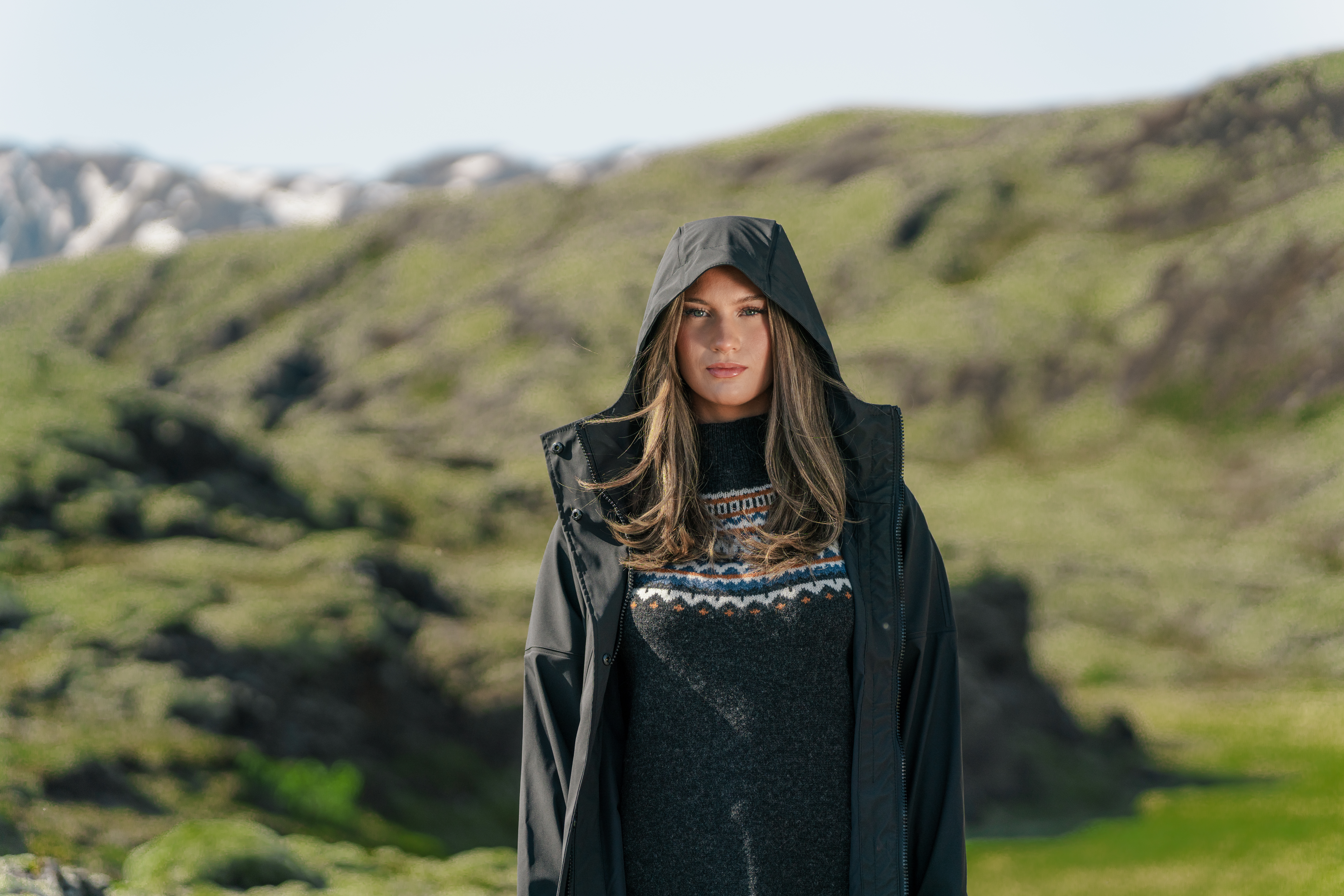 Vatnsdalur long hooded rain jacket Vatnsdalur long hooded rain jacket