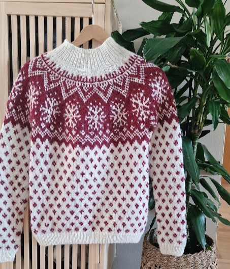 Ef-Ég-Nenni christmas sweater knitting pattern