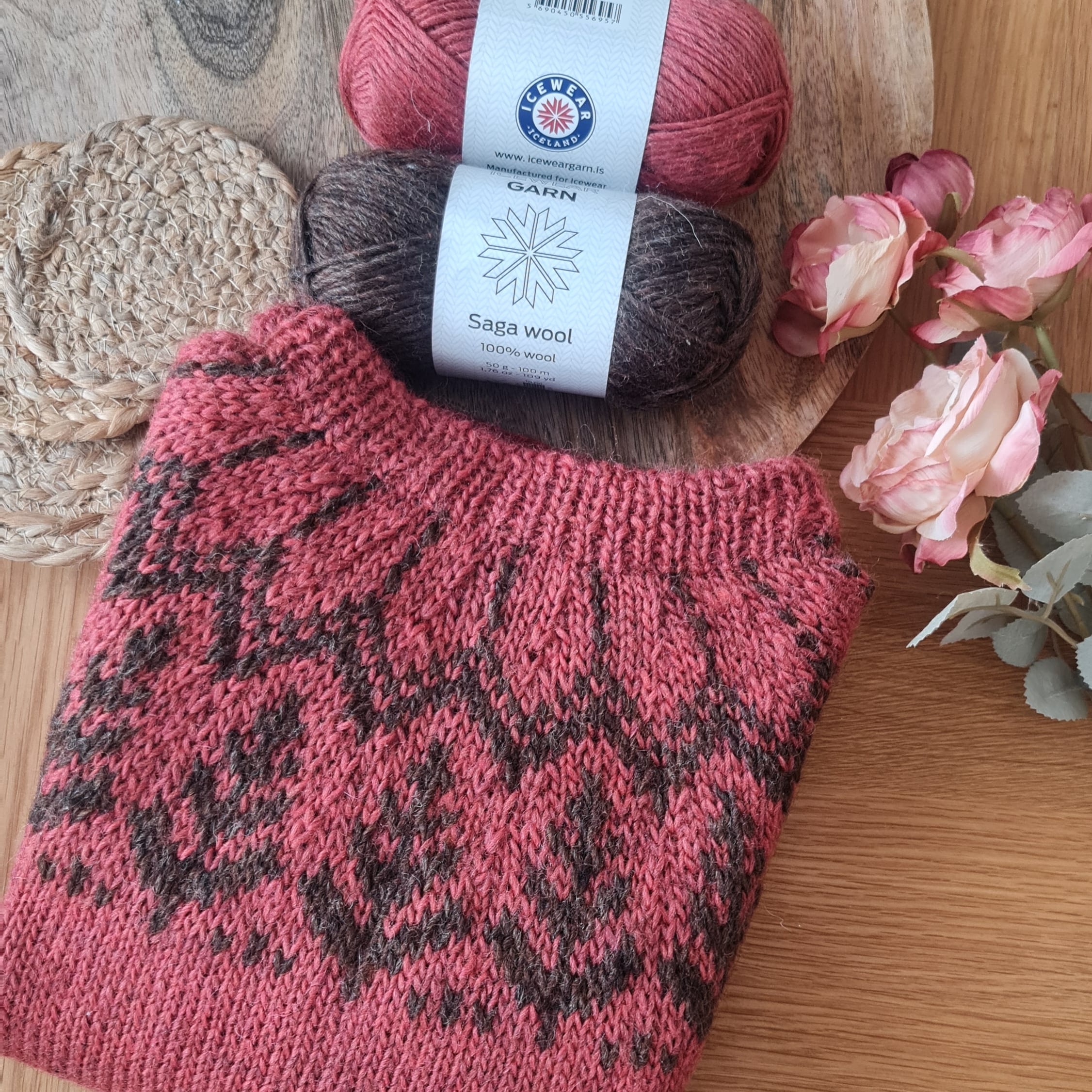 Sitkagreni kids sweater knitting pattern