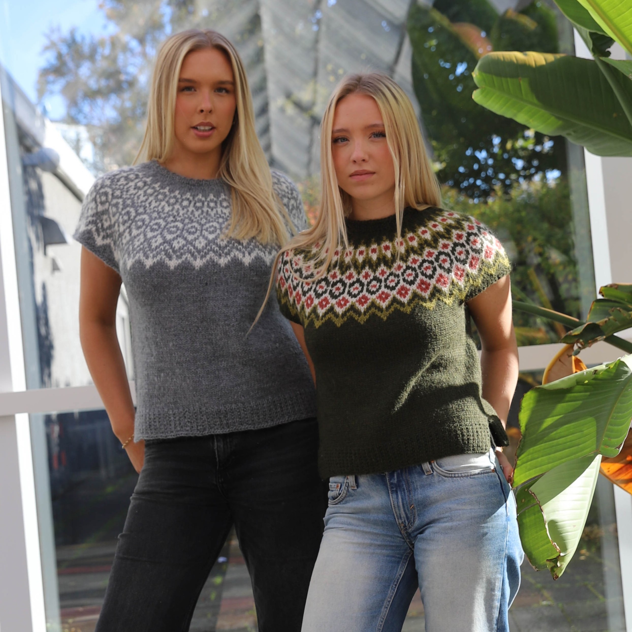 Erla womens vest knitting pattern