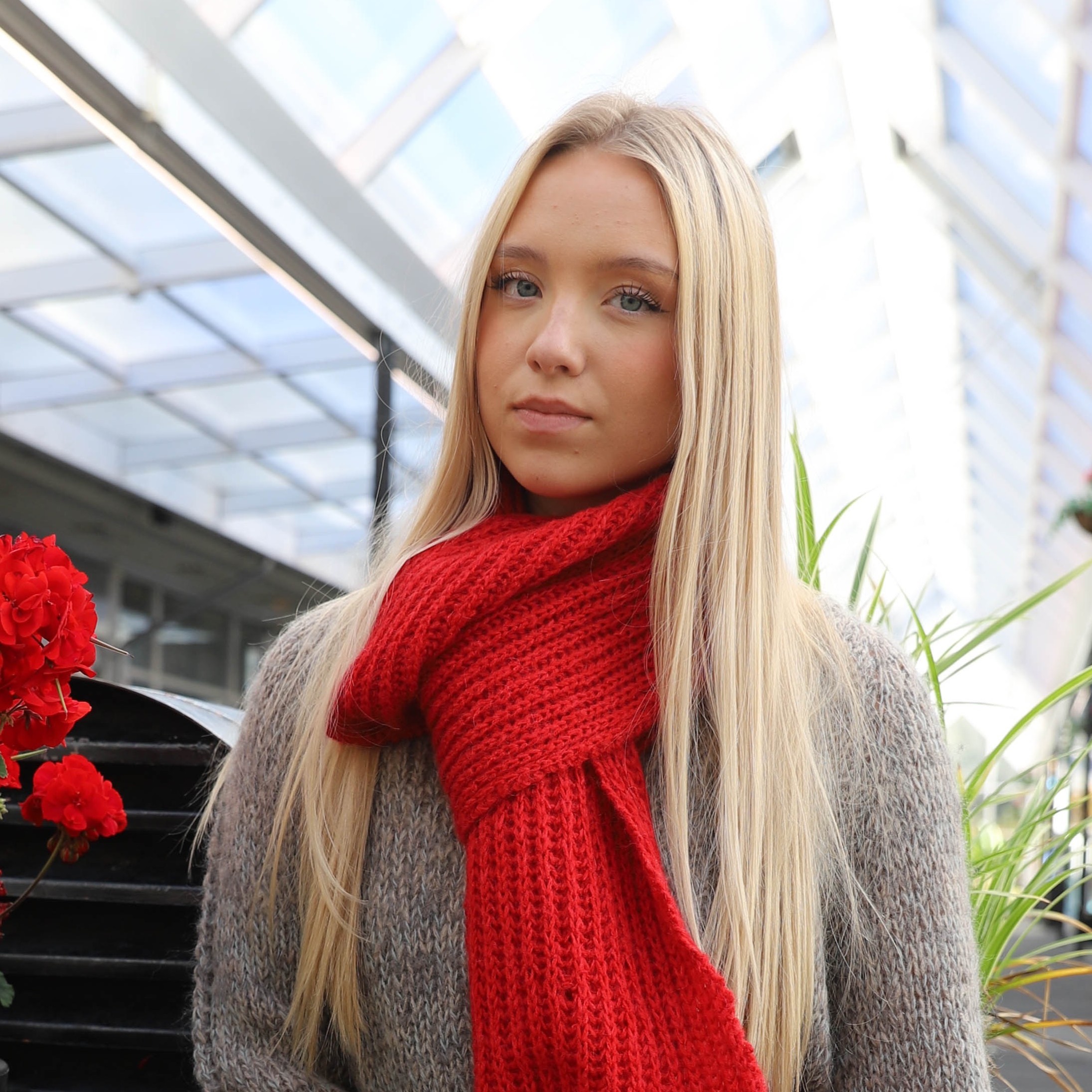 Trefill simple scarf knitting pattern