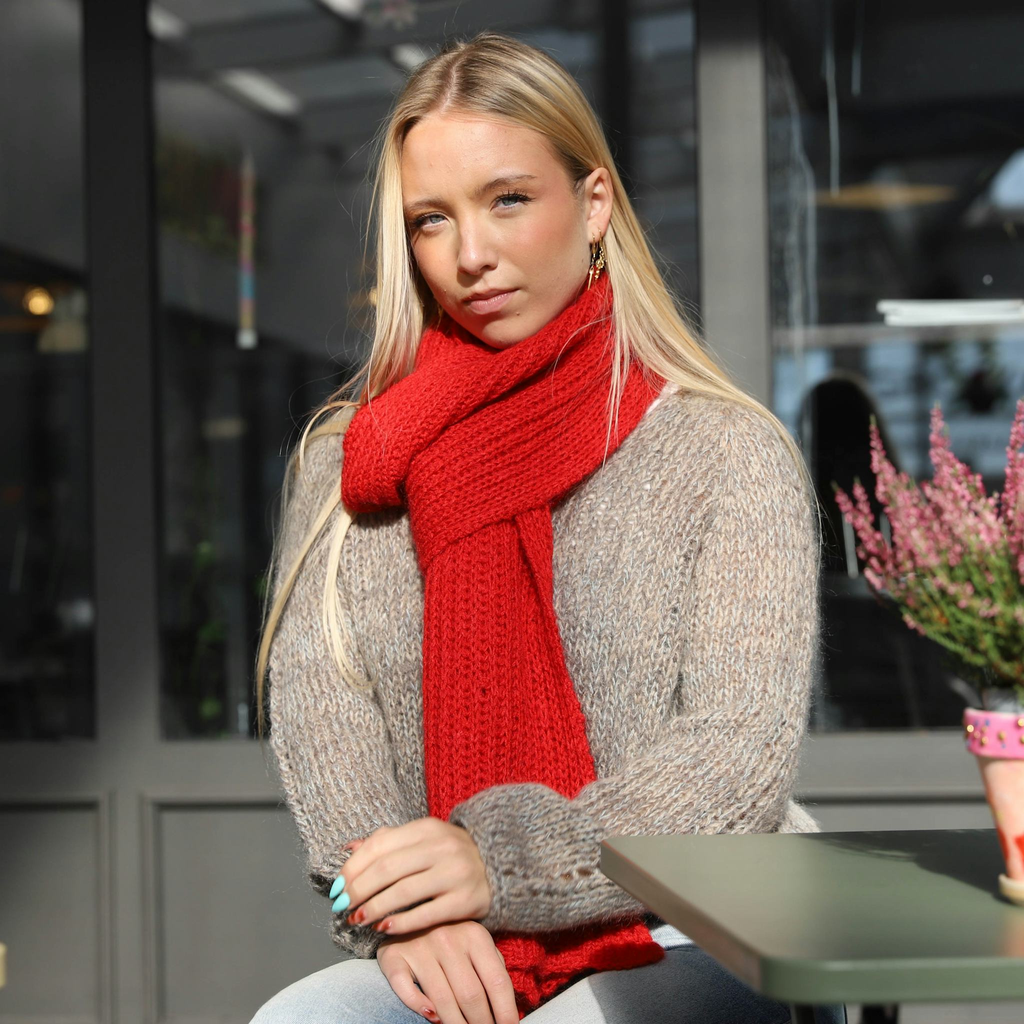 Trefill simple scarf knitting pattern