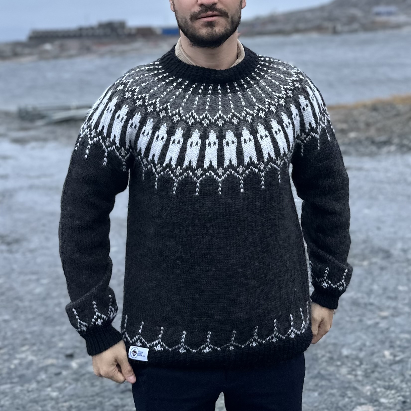 Salik men's sweater knitting pattern