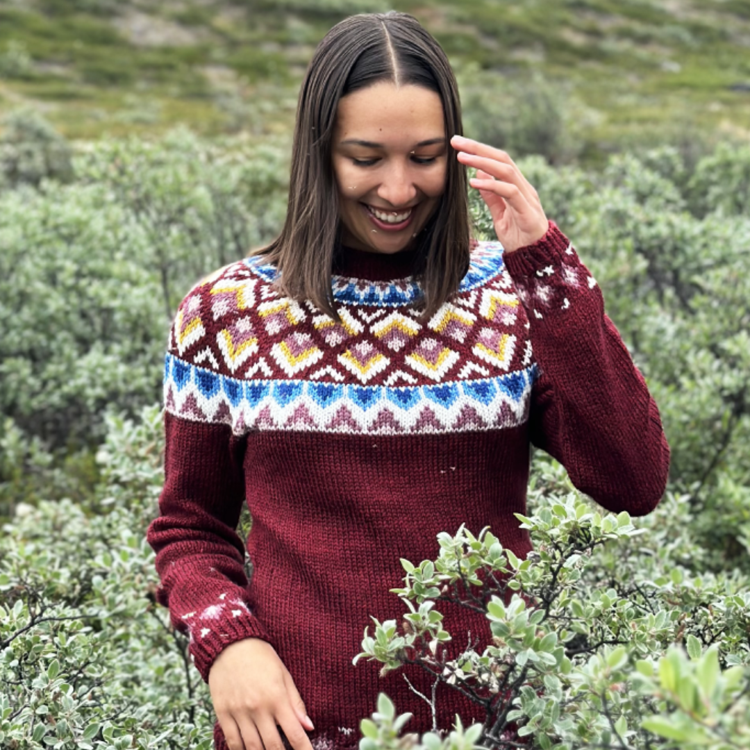Maalia Greenland sweater knitting pattern