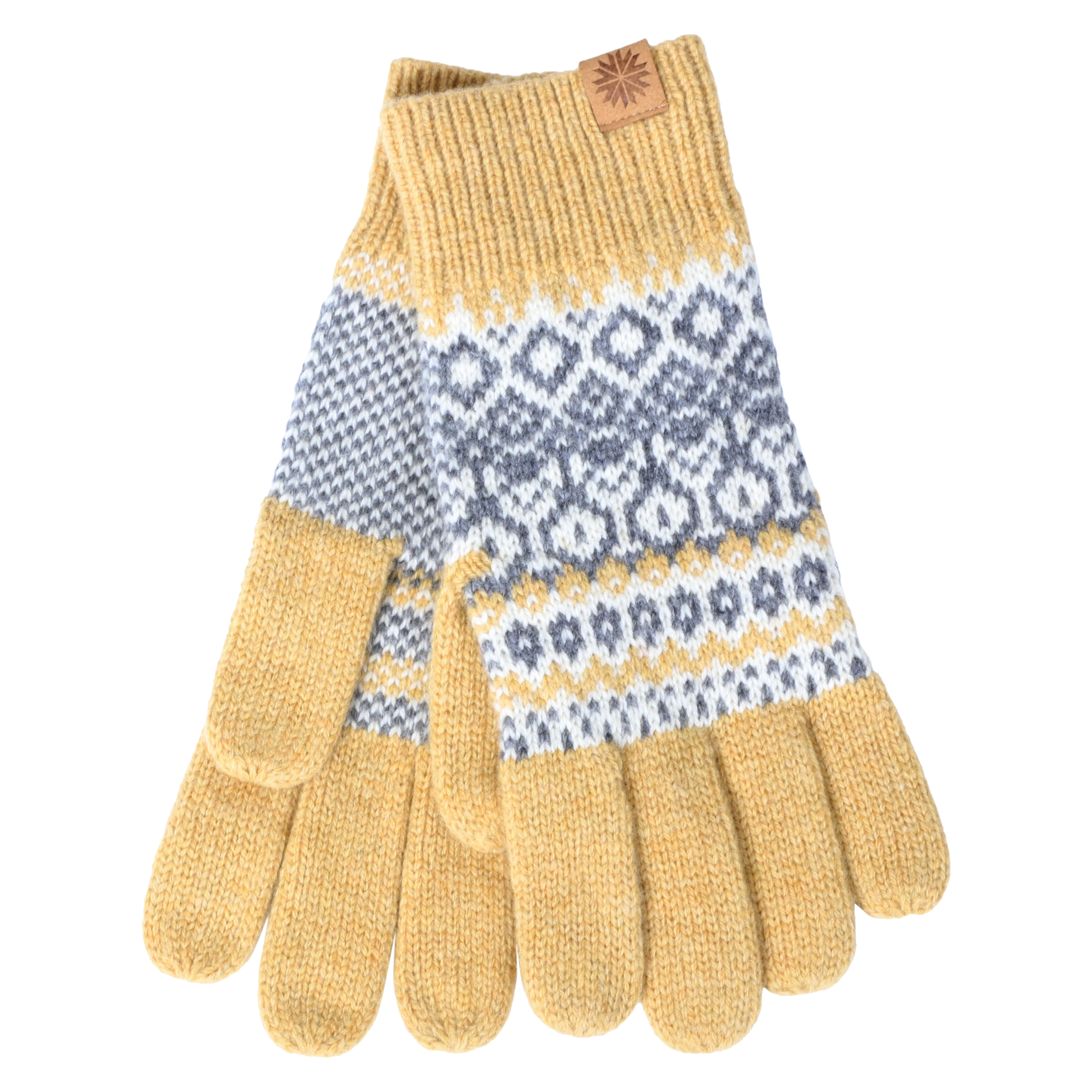 Fagradalsfjall Ullahanskar með hefðbundu íslensku mynstri Fagradalsfjall Ullahanskar með hefðbundu íslensku mynstri