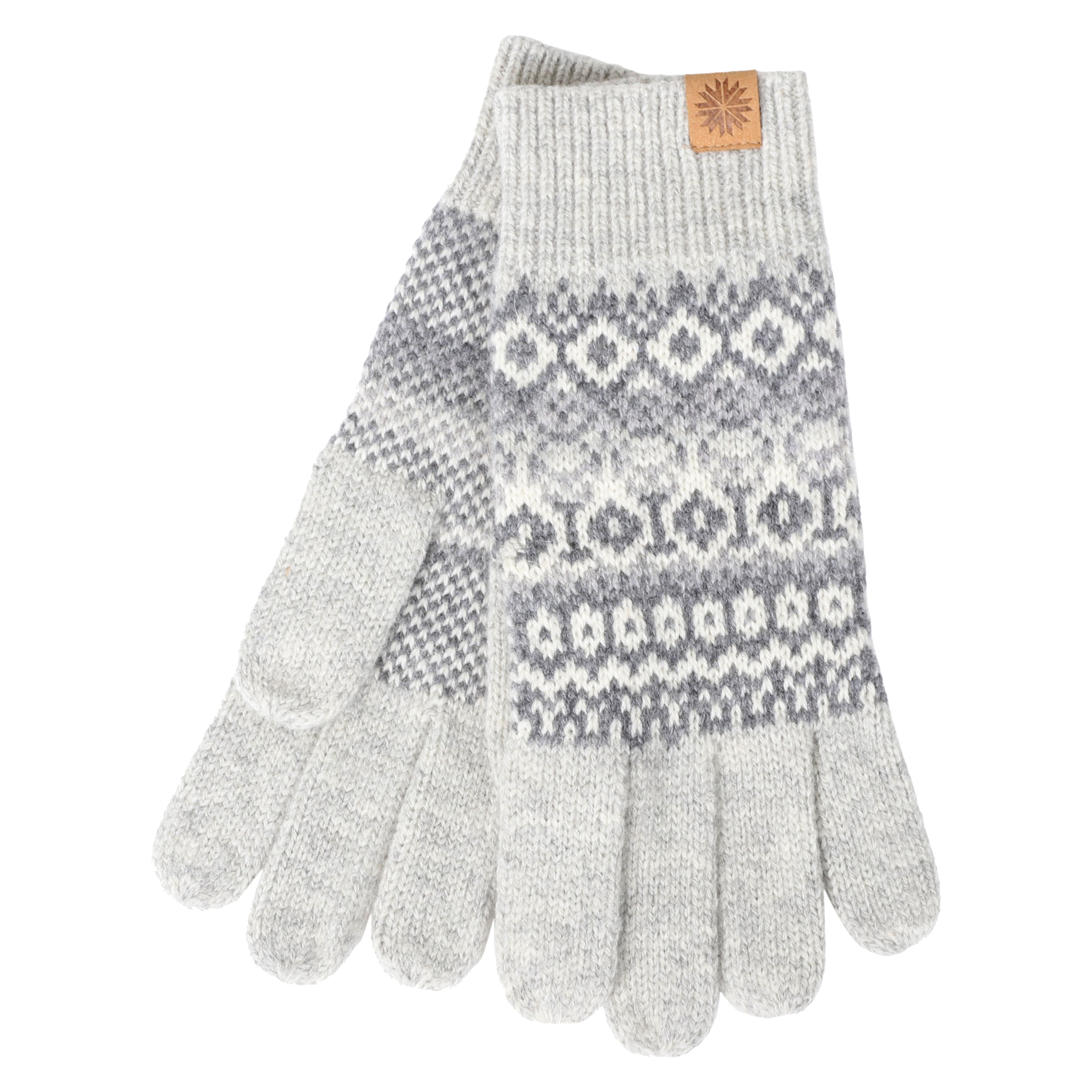 Fagradalsfjall Ullahanskar með hefðbundu íslensku mynstri Fagradalsfjall Ullahanskar með hefðbundu íslensku mynstri