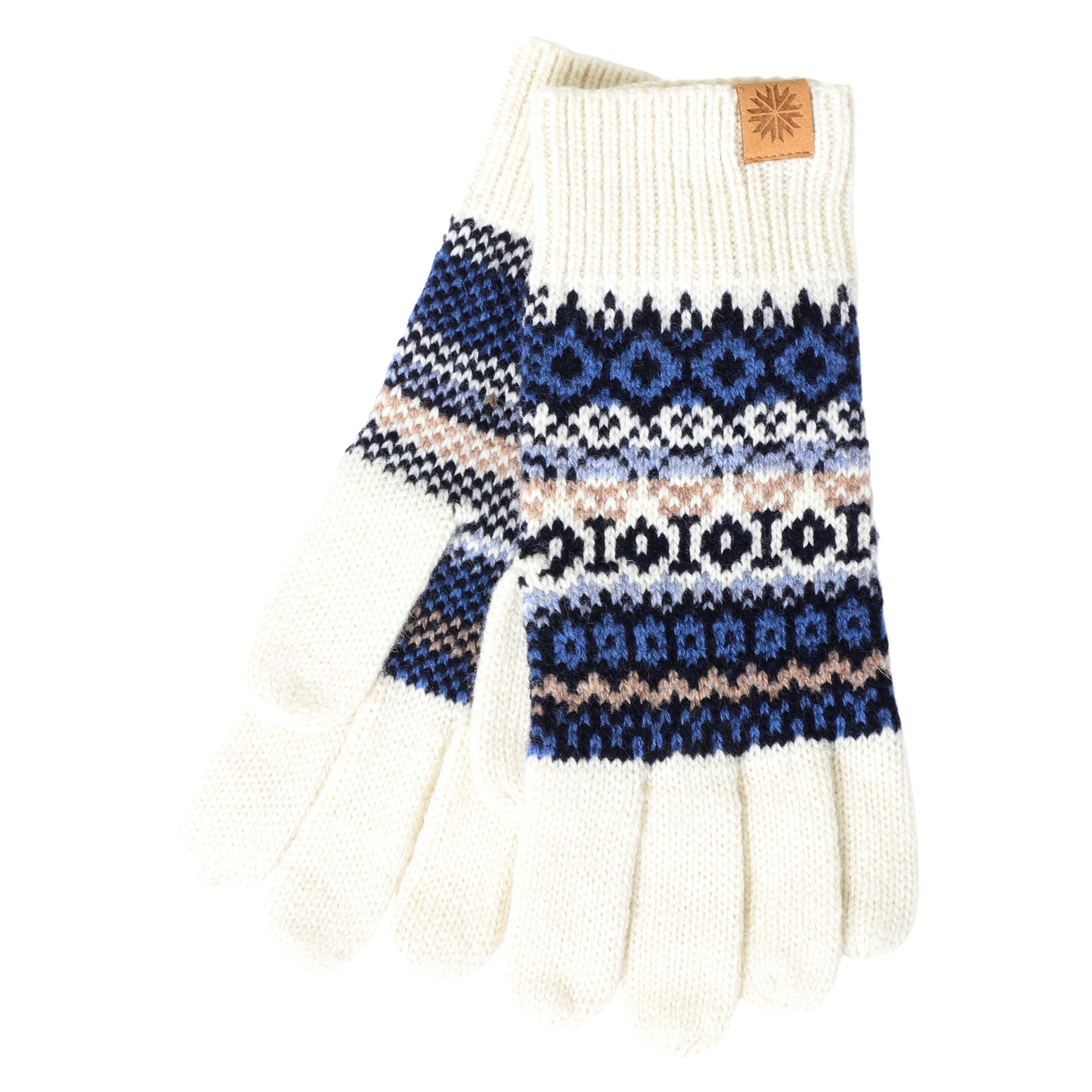 Fagradalsfjall Ullahanskar með hefðbundu íslensku mynstri Fagradalsfjall Ullahanskar með hefðbundu íslensku mynstri