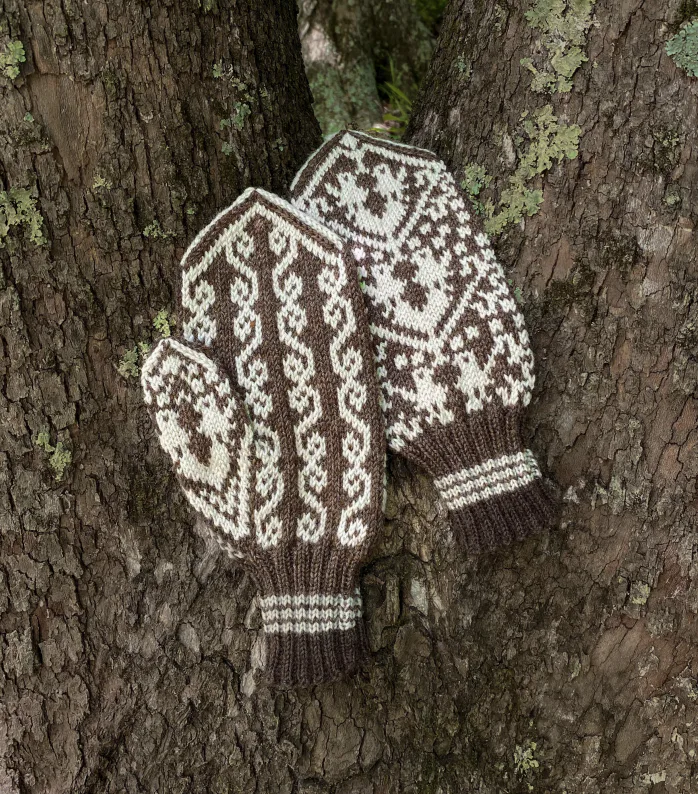 Hauður womens mittens knitting pattern