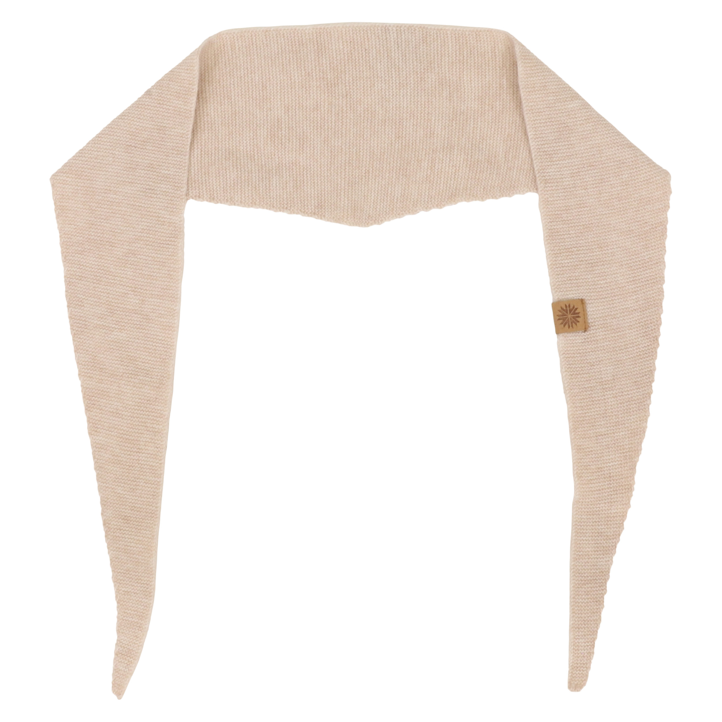 Berghylur triangular merino blend scarf