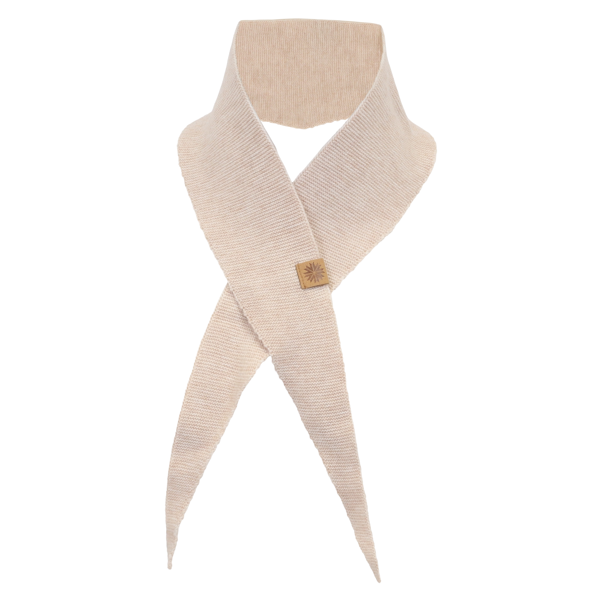 Berghylur triangular merino blend scarf