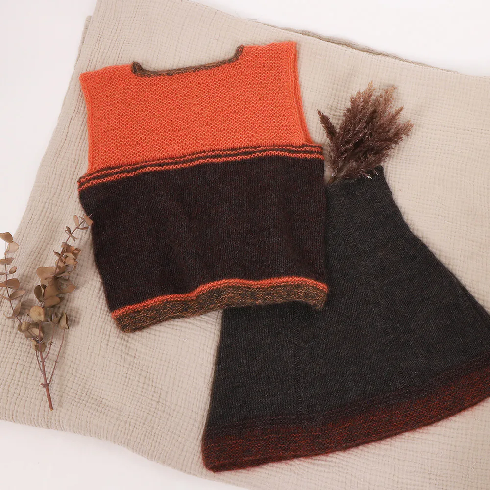 Fjalladress skirt and top knitting pattern