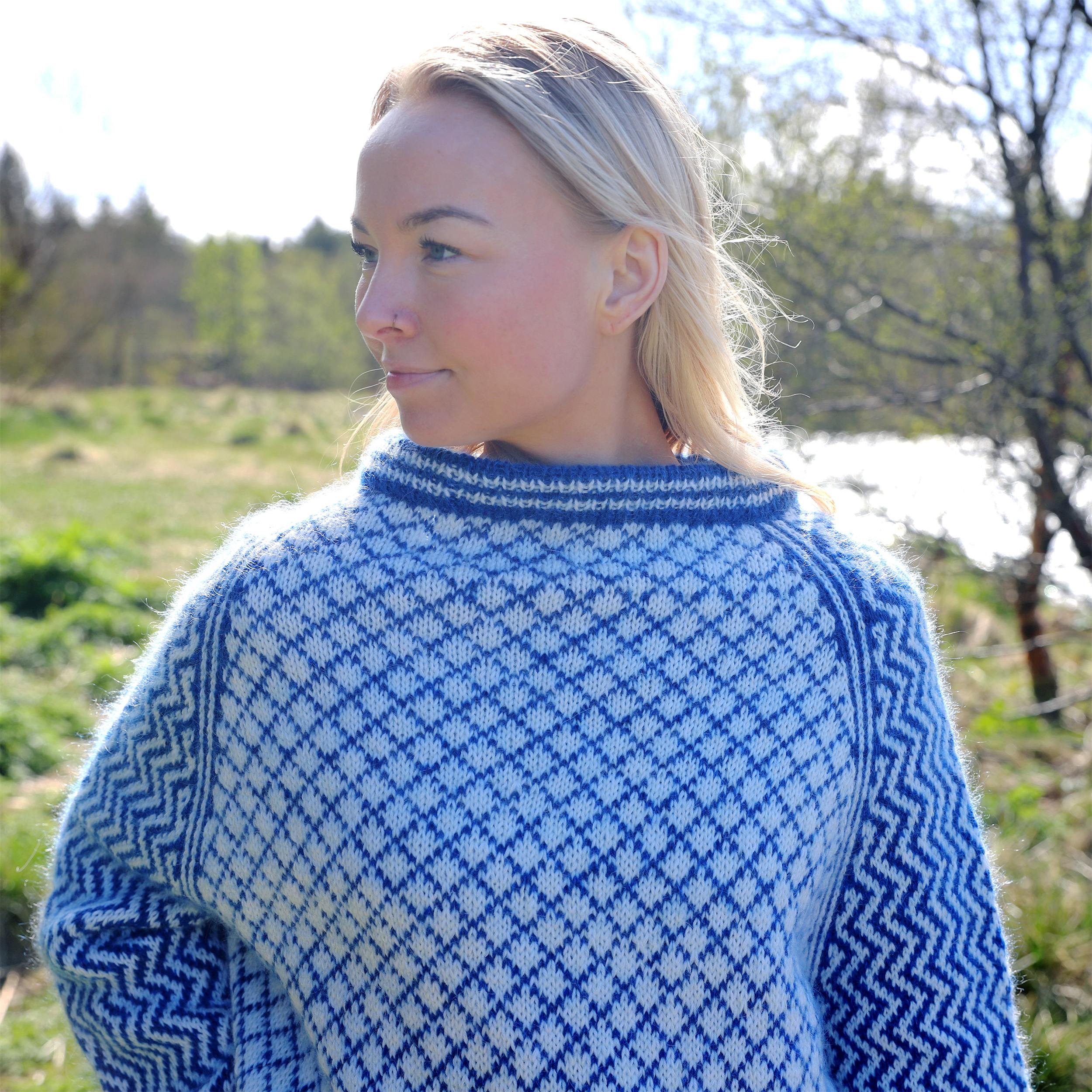 Íshaf summer sweater knitting pattern